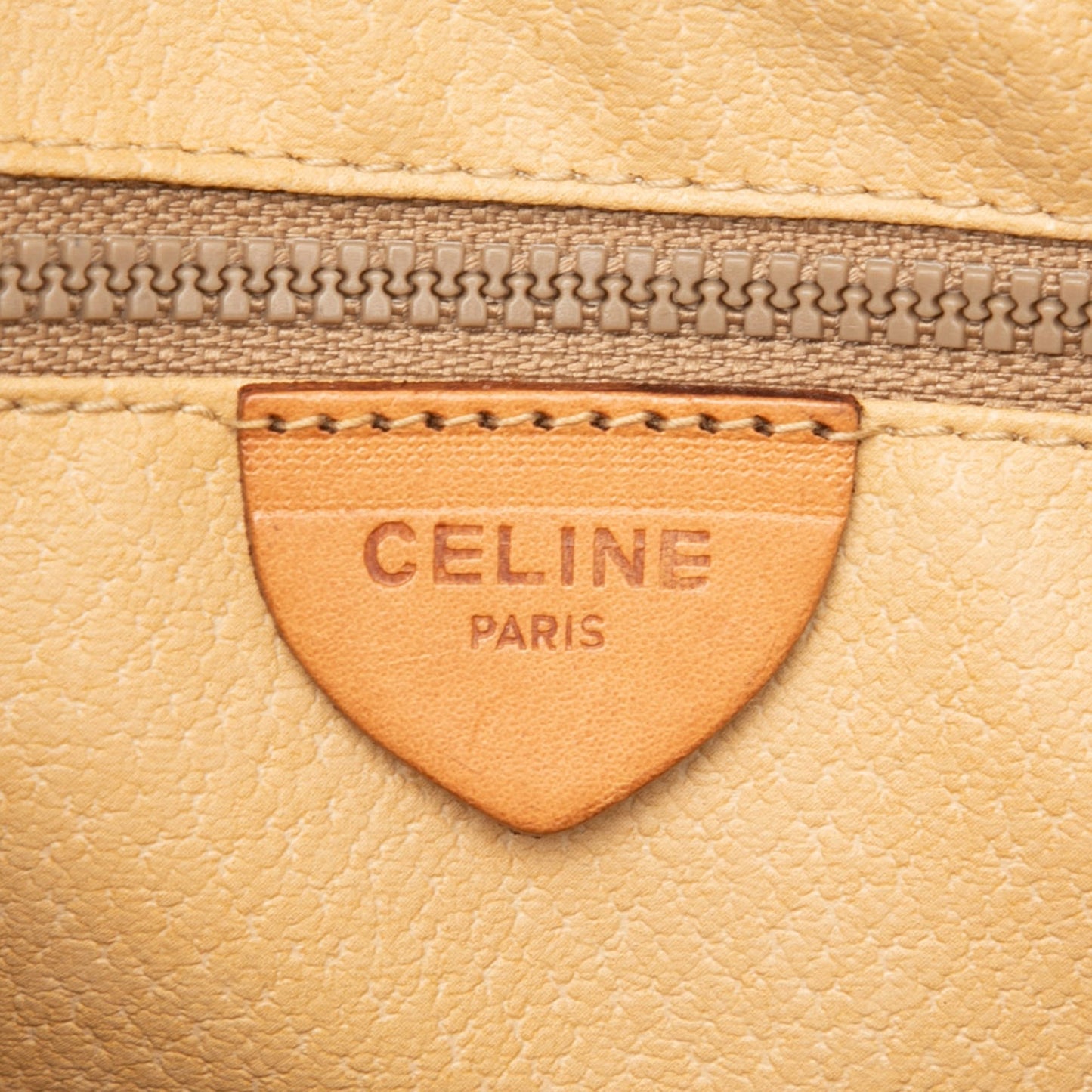 Celine Macadam Coated Canvas Clutch