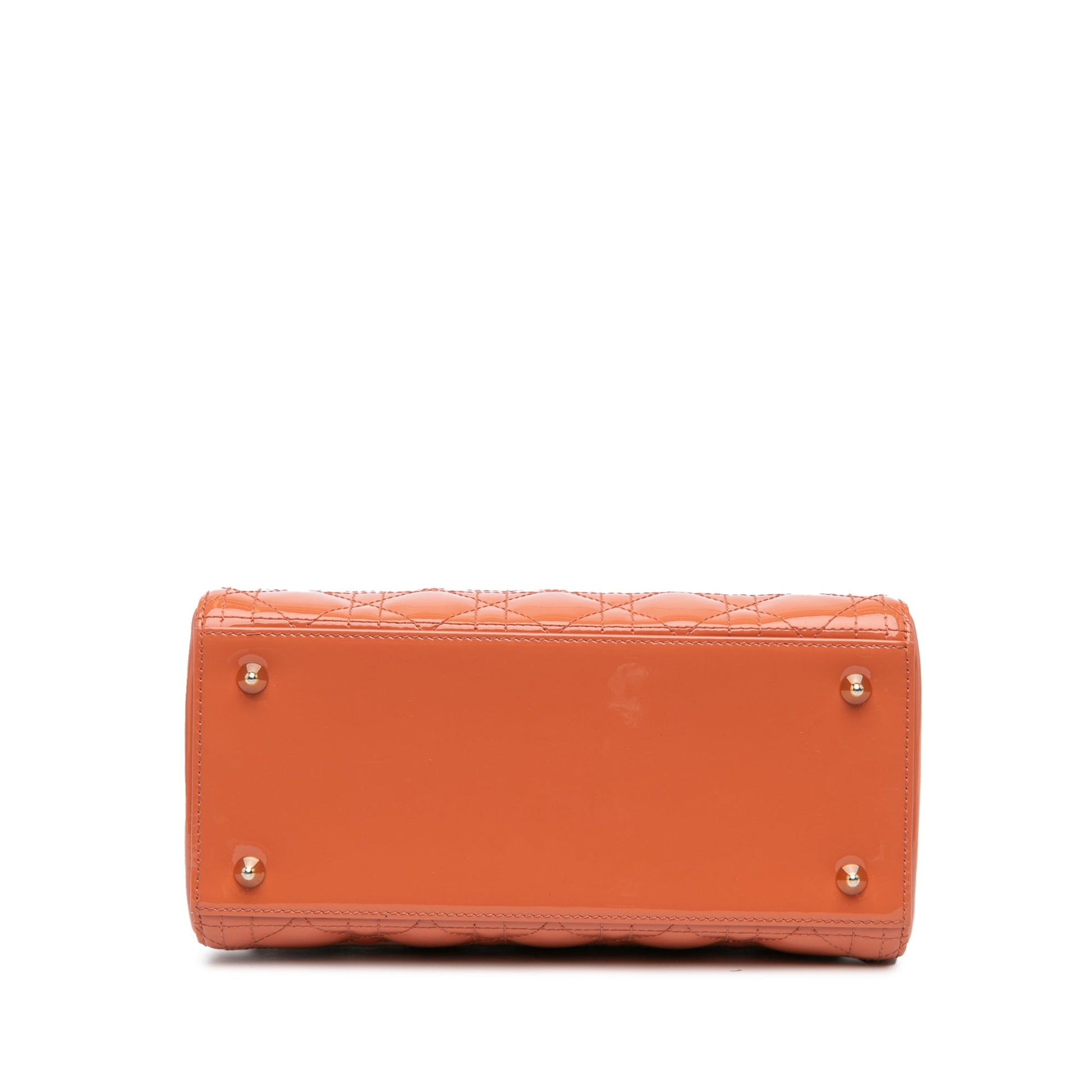 Dior Medium Patent Cannage Lady Dior