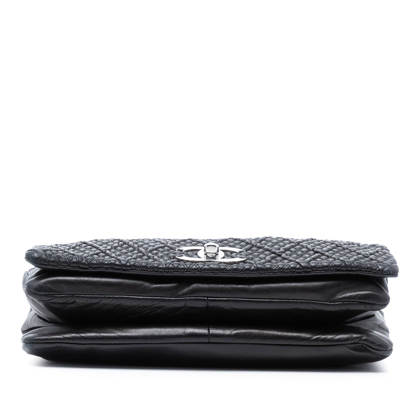 Chanel CC Quilted Astrakhan Single Flap