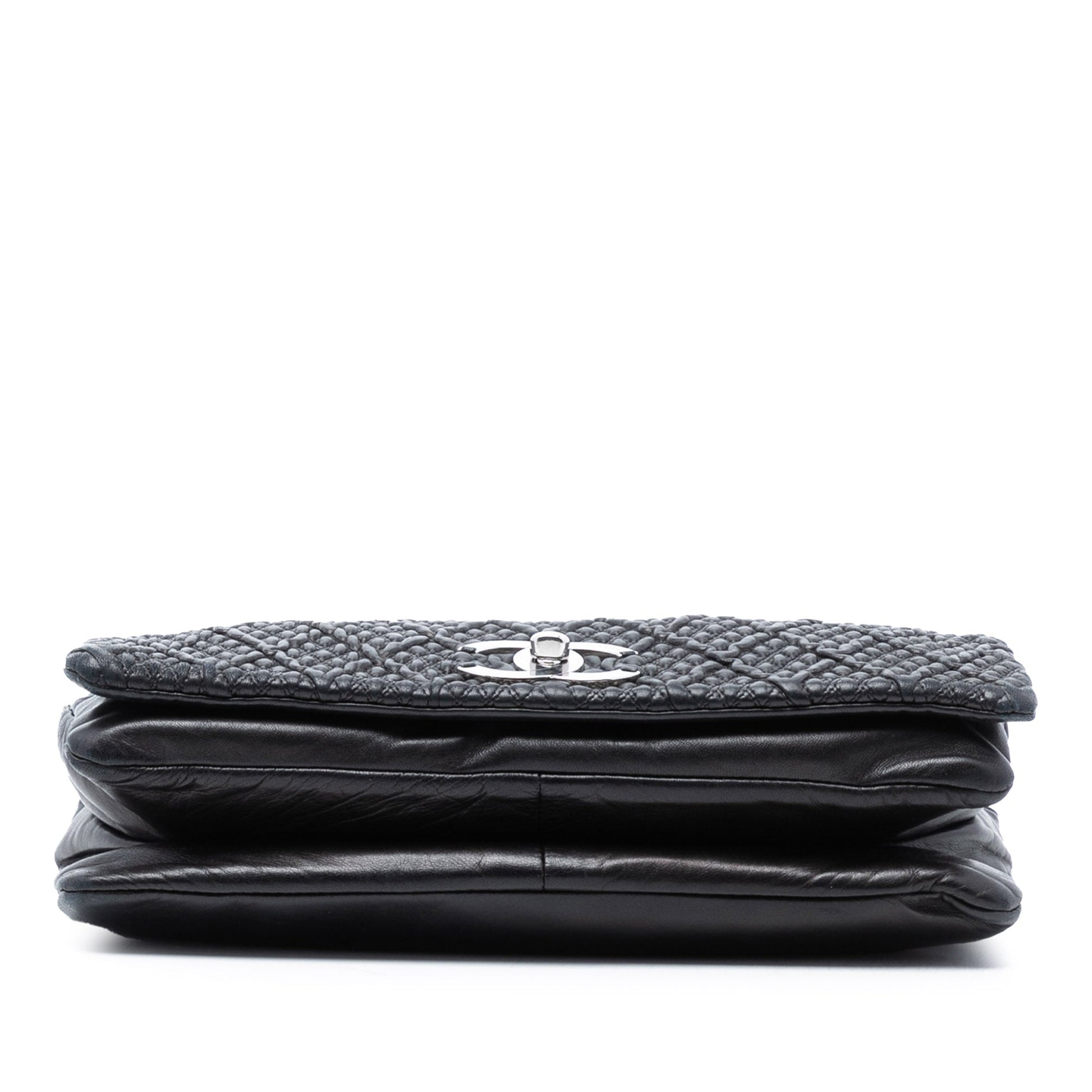 Chanel CC Quilted Astrakhan Single Flap