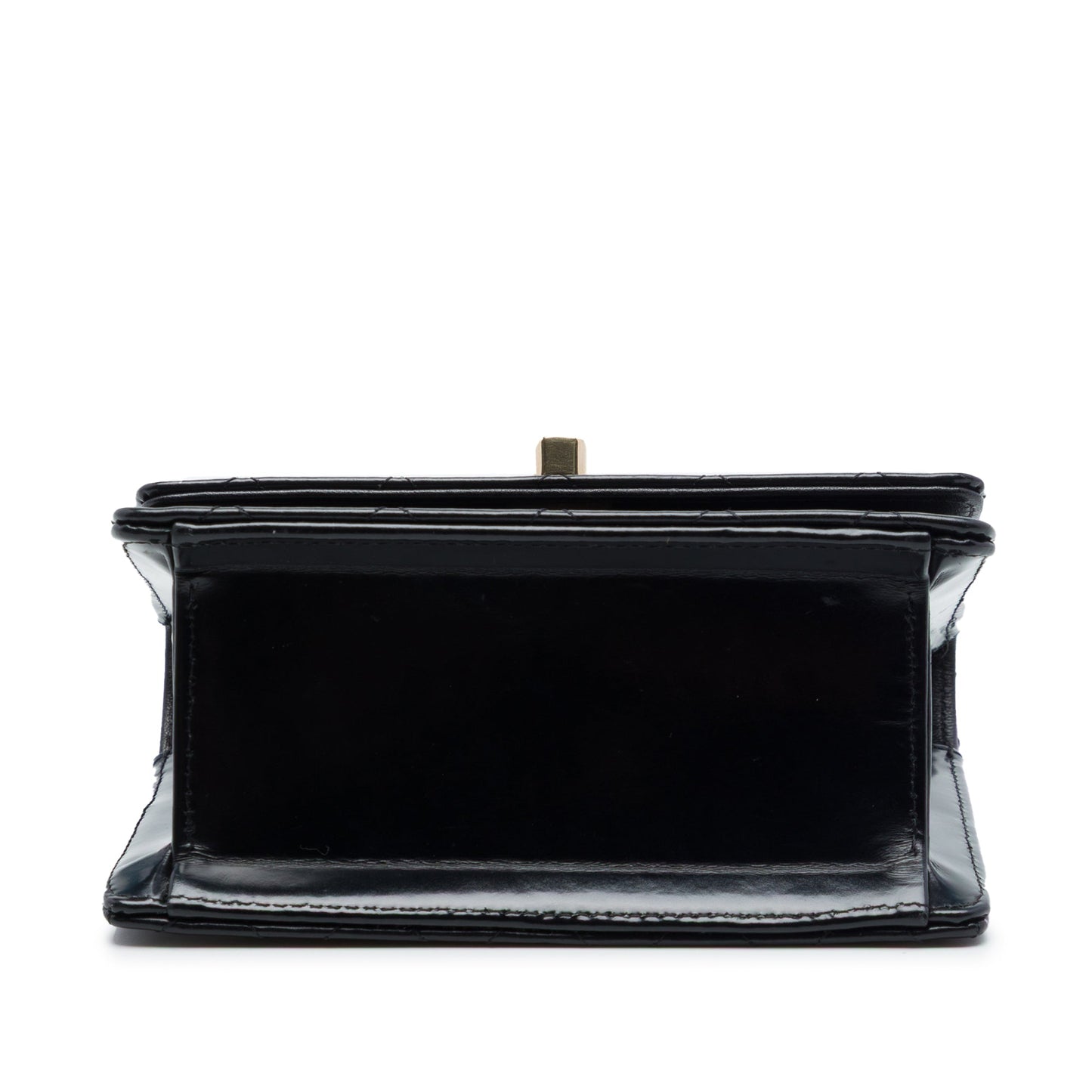 Chanel Micro CC Quilted Shiny Calfskin Single Flap