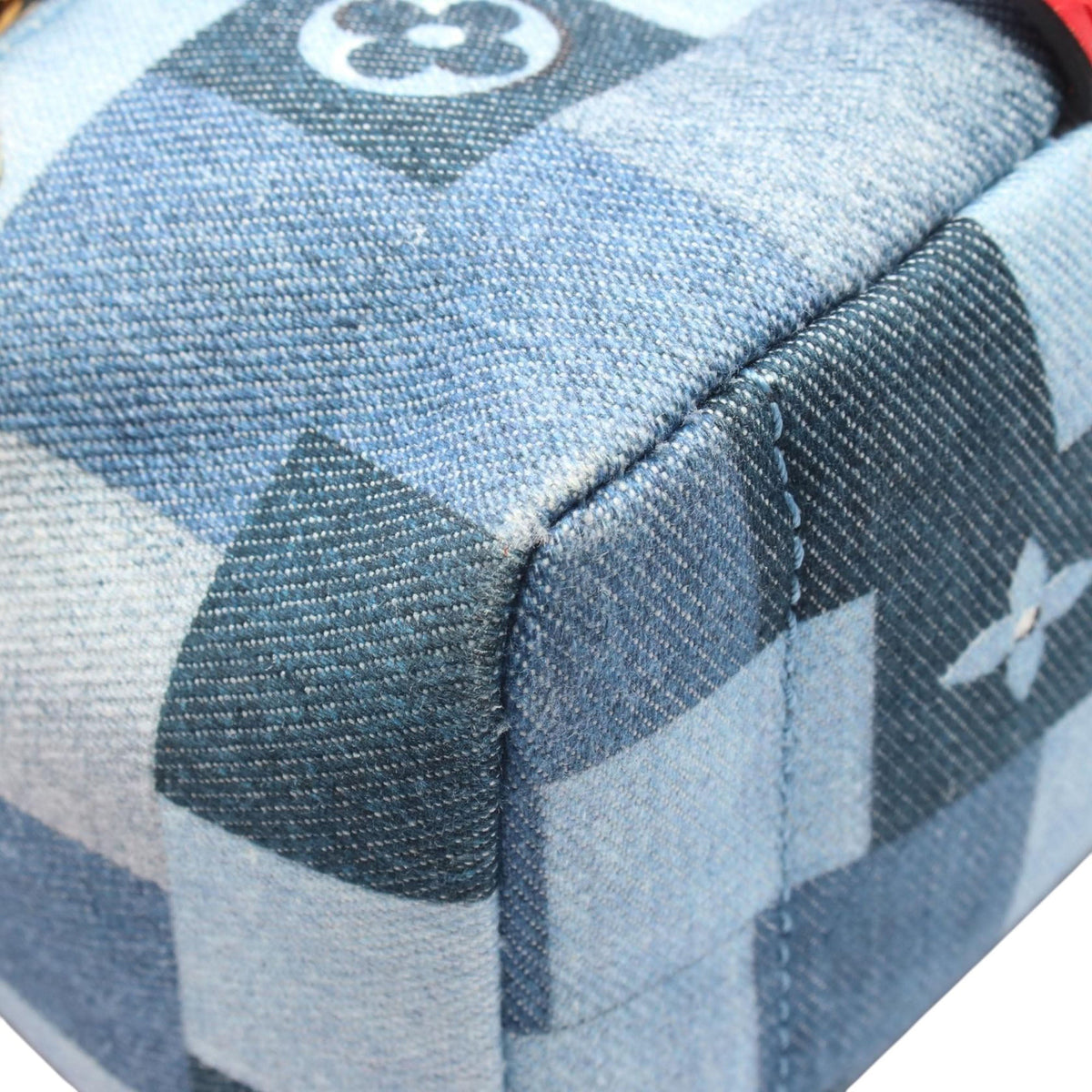Louis Vuitton Monogram Denim Palm Springs — Blue