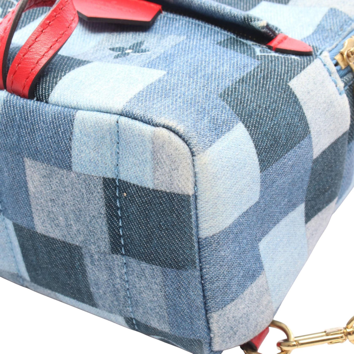 Louis Vuitton Monogram Denim Palm Springs — Blue
