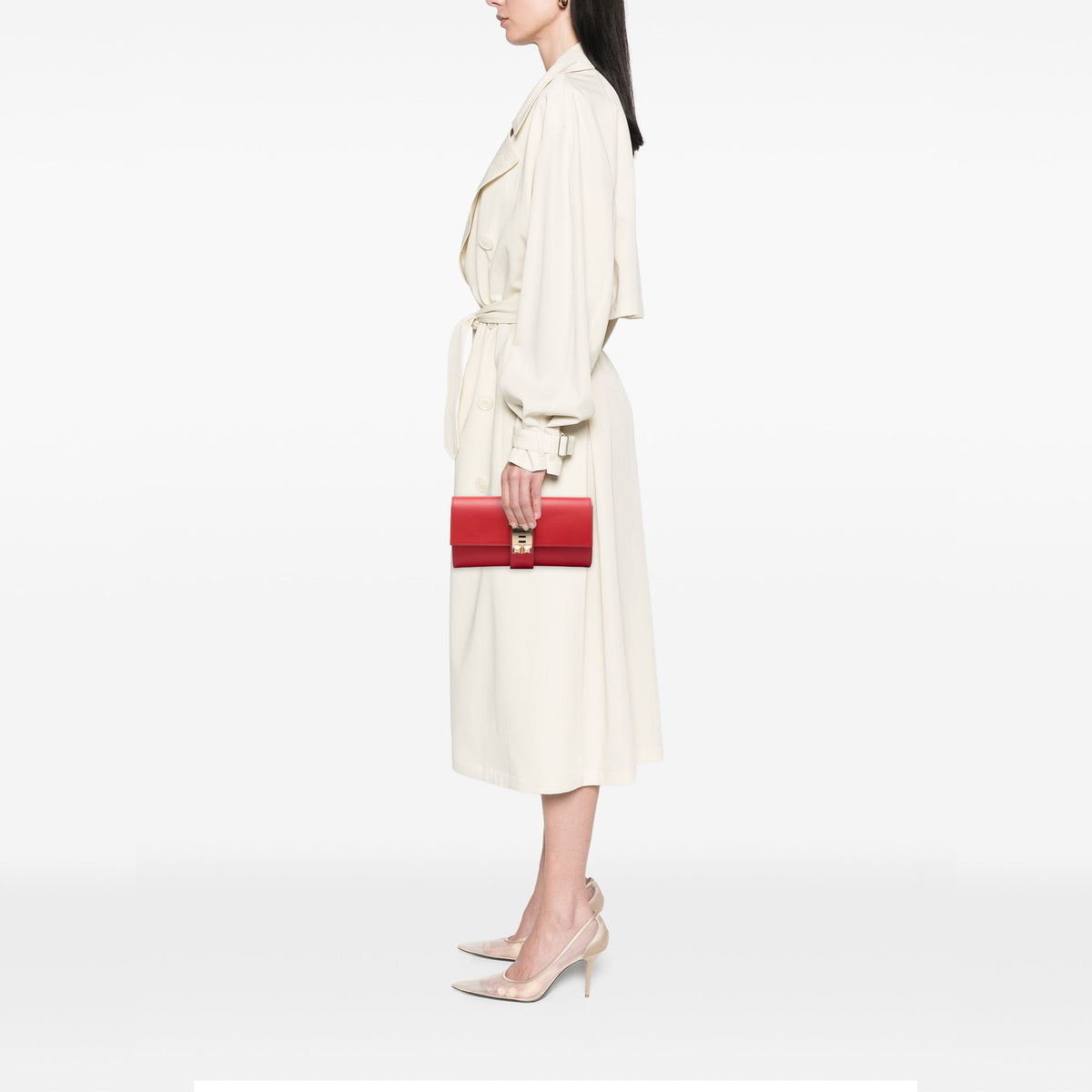 Hermès Tadelakt Medor Clutch 23