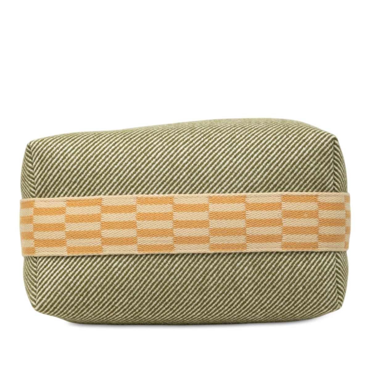 Hermès Small Wool Bride A Brac H Natte Case — Green