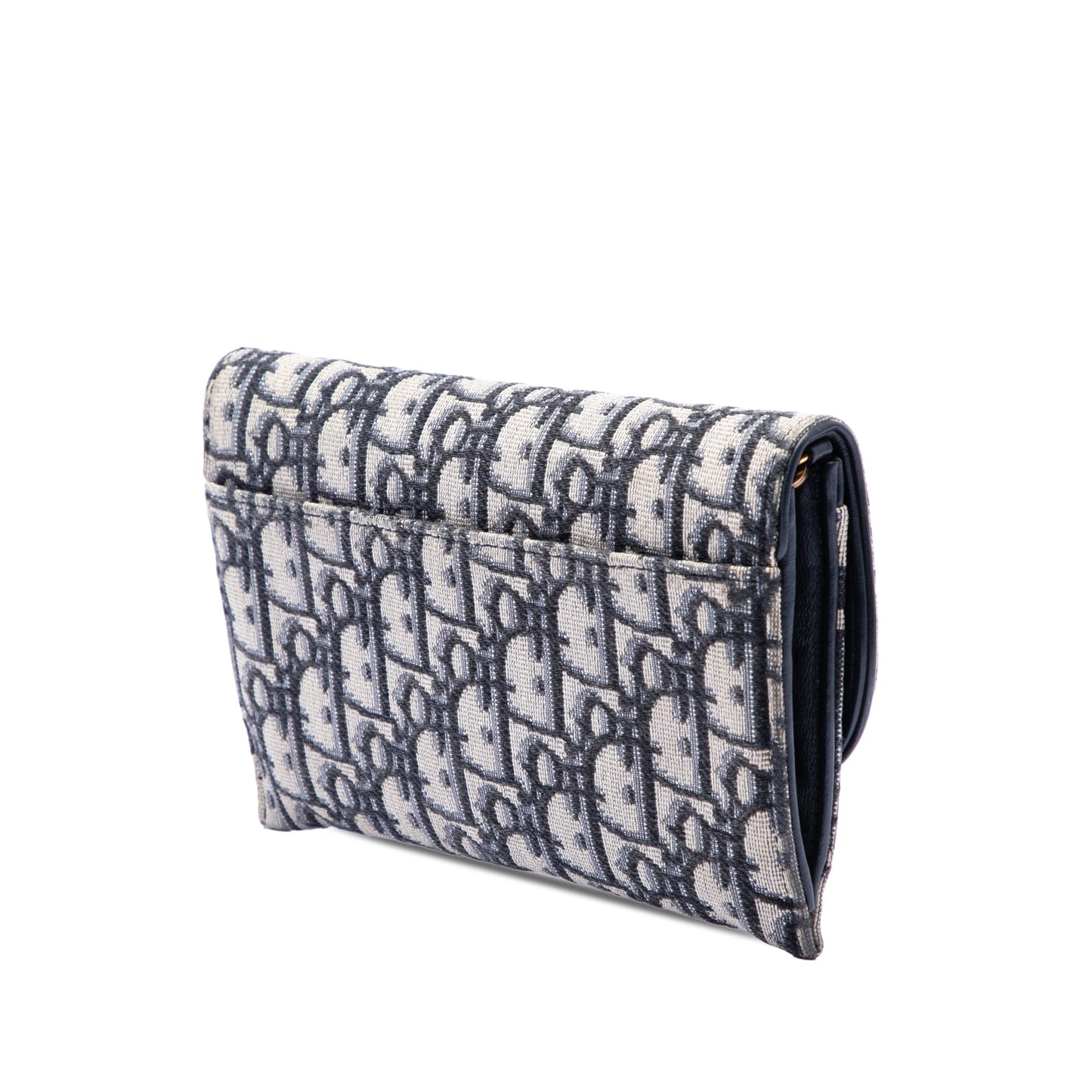 Dior Oblique Canvas Saddle Wallet On Chain