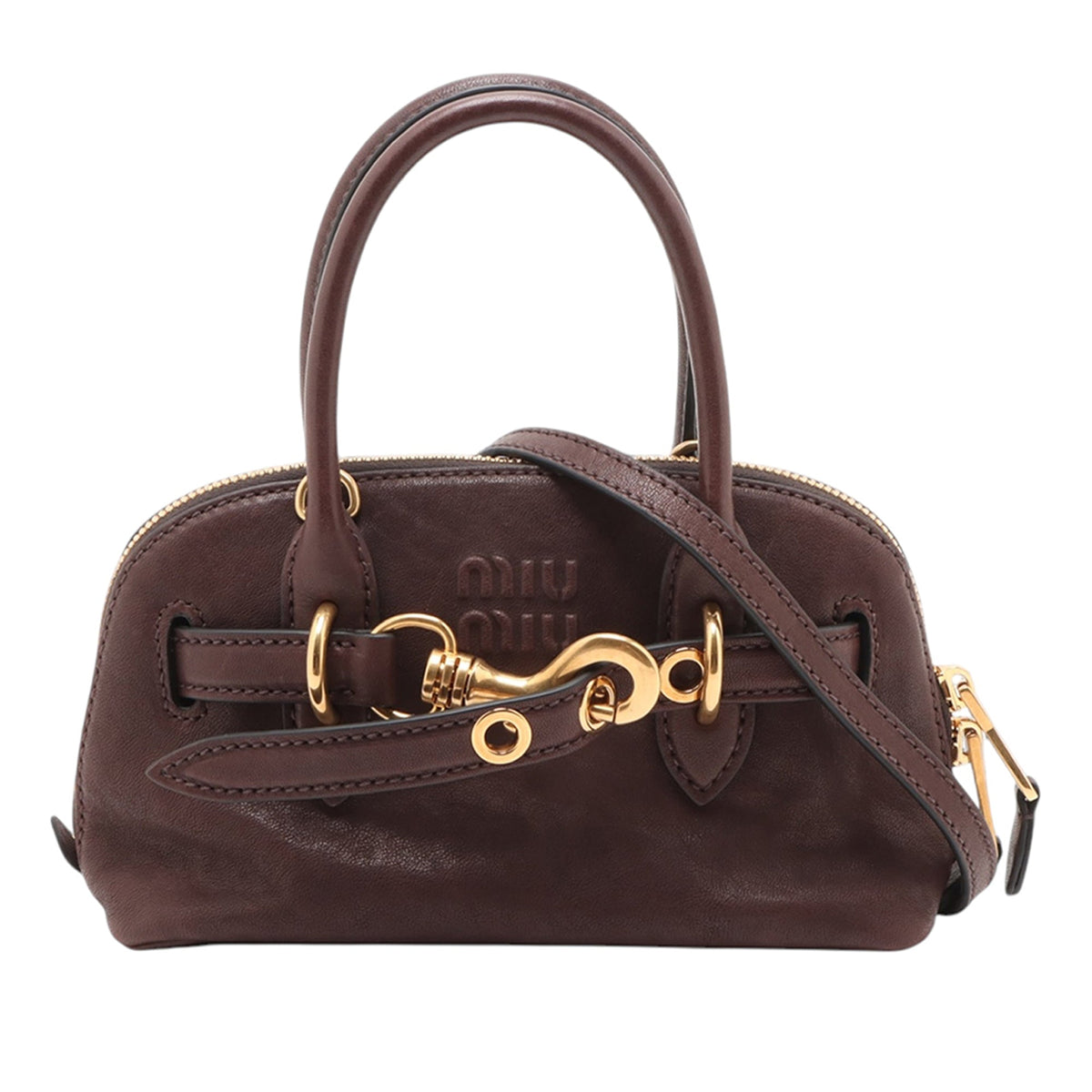 Miu Miu Mini Nappa Aventure Satchel