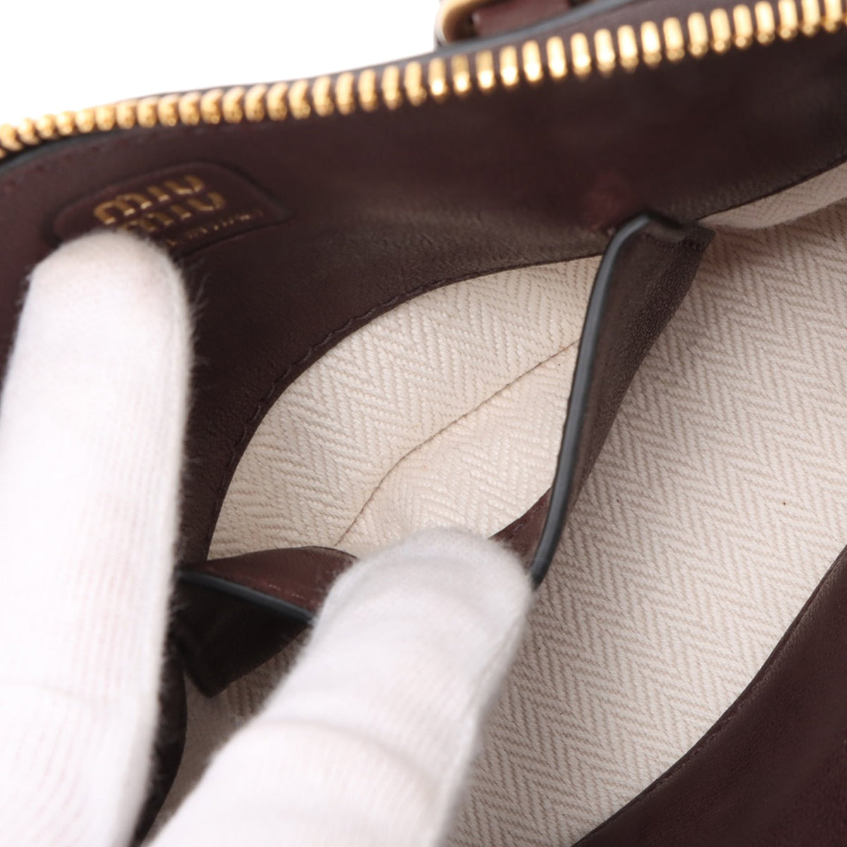 Miu Miu Mini Nappa Aventure Satchel