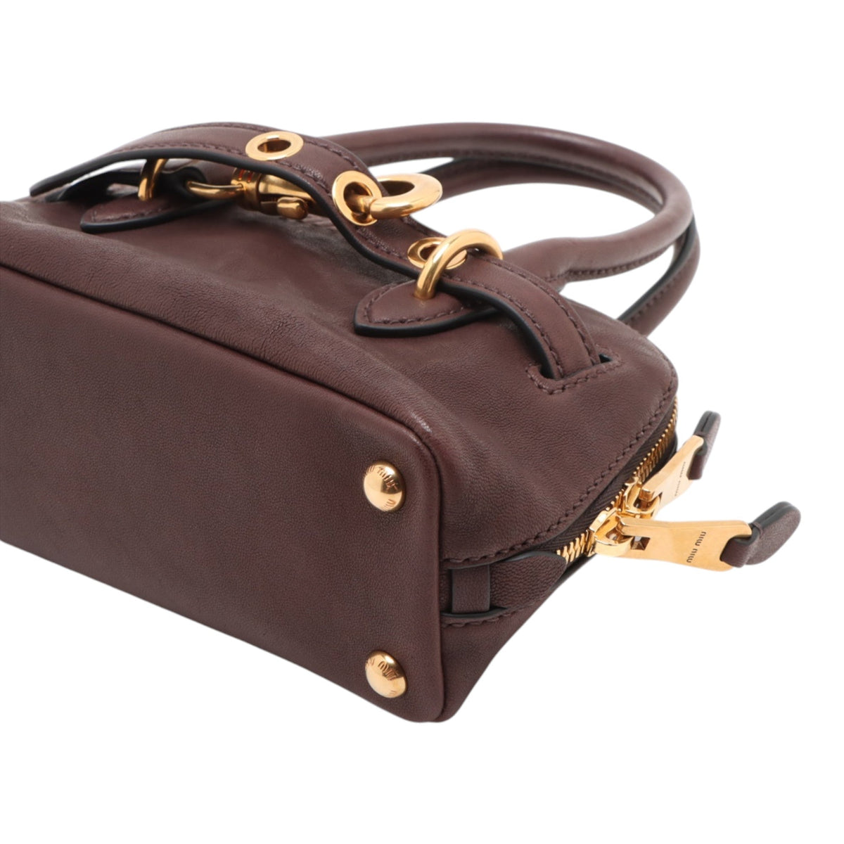 Miu Miu Mini Nappa Aventure Satchel