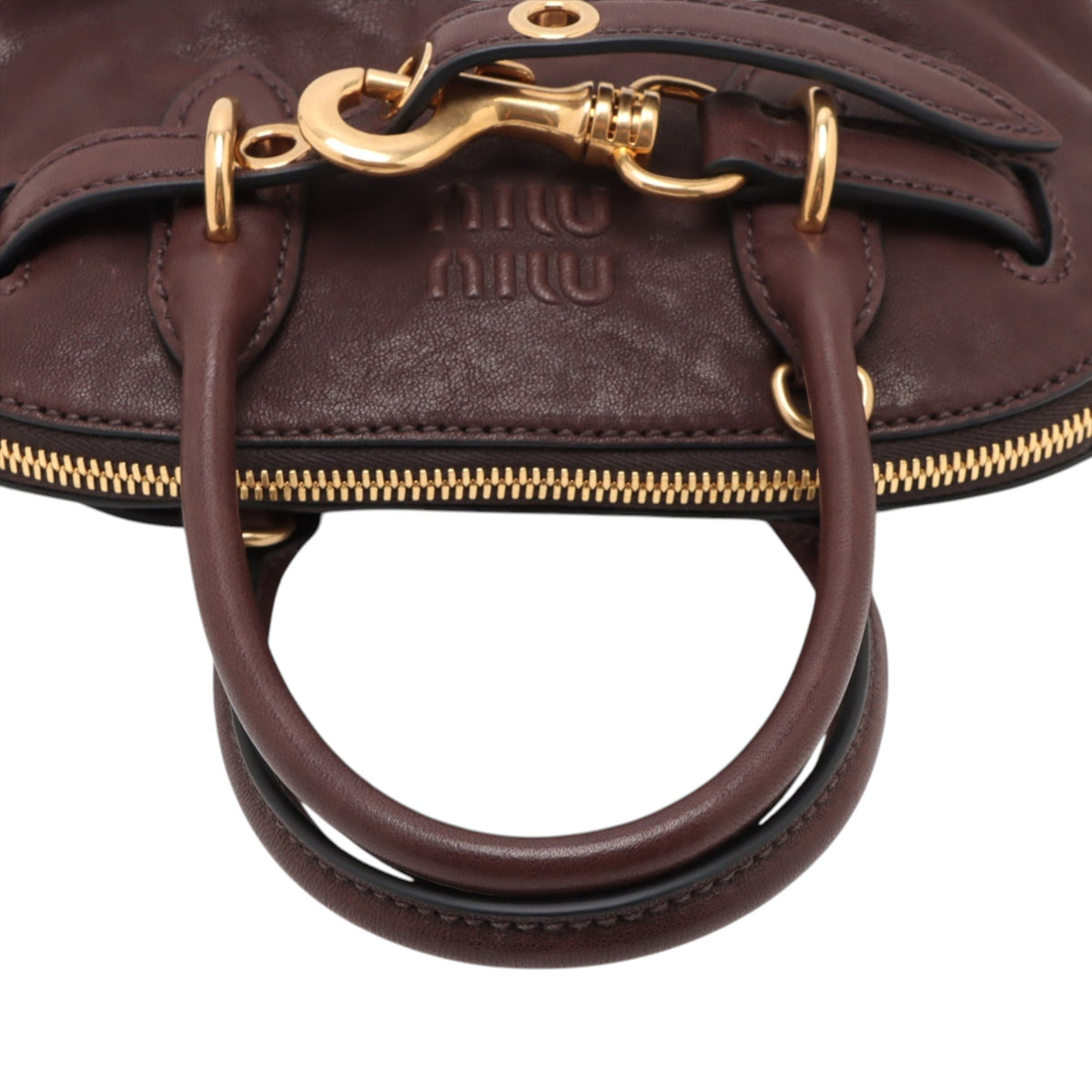 Miu Miu Mini Nappa Aventure Satchel