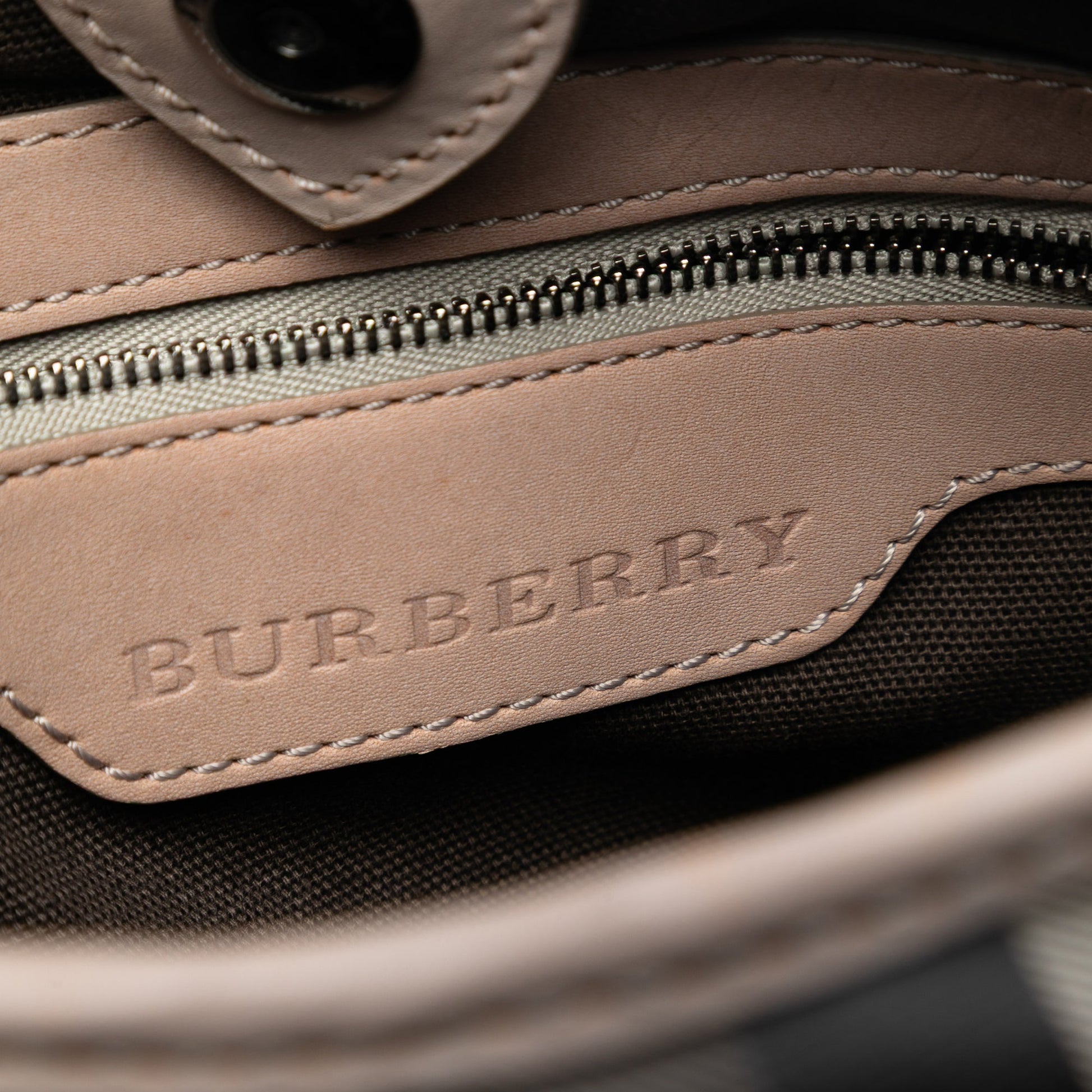 Burberry Small Smoke Check Coated Canvas Northfield Satchel