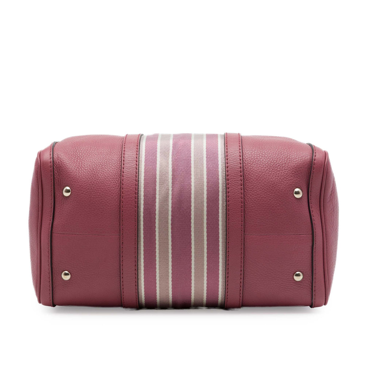 Gucci Medium Calfskin Web Joy Boston Bag — Pink