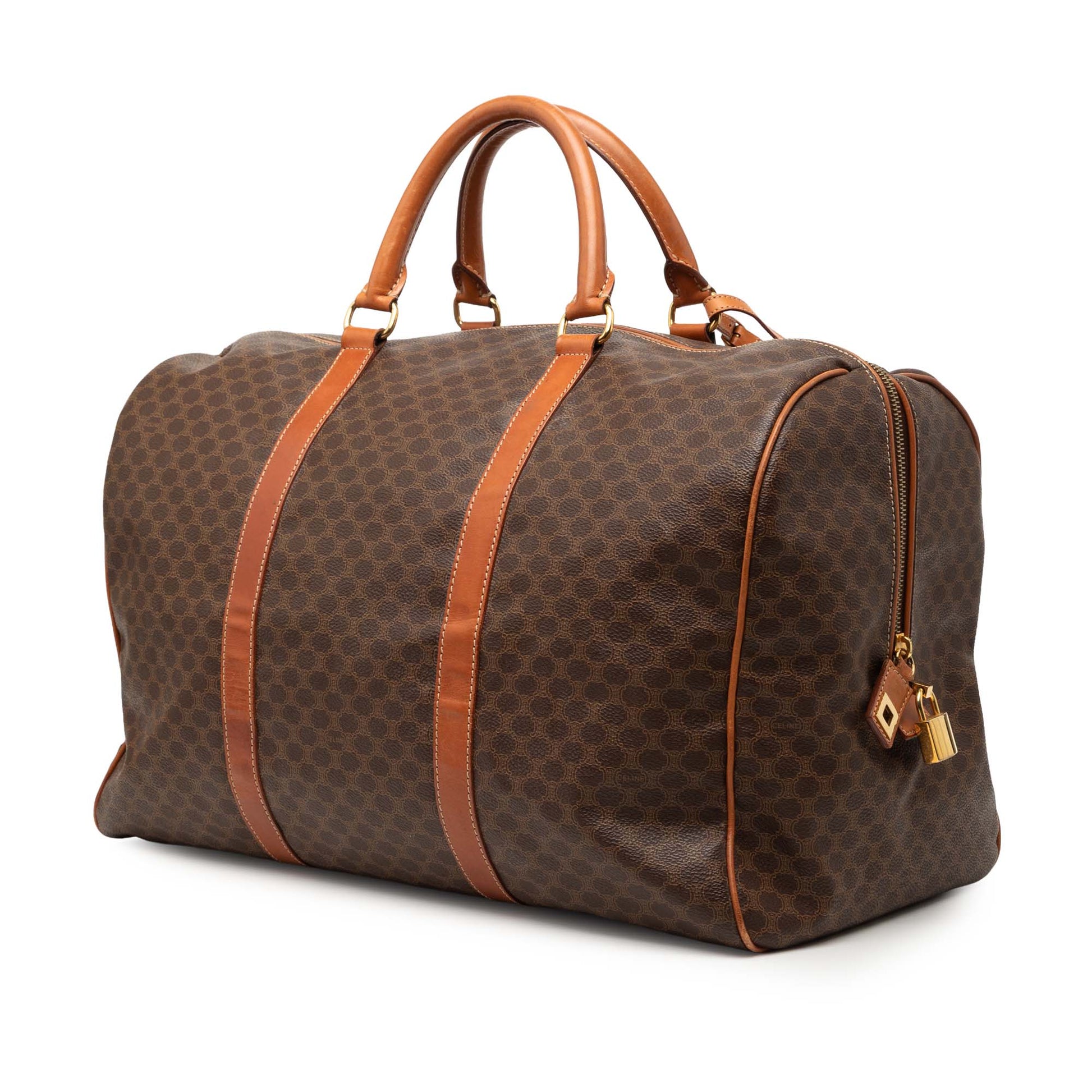 Celine Macadam Coated Canvas Travel Bag