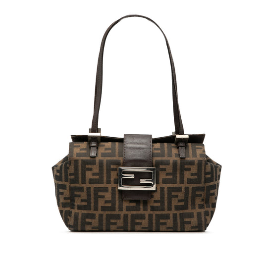 Fendi Zucca Canvas Bento Box Shoulder Bag