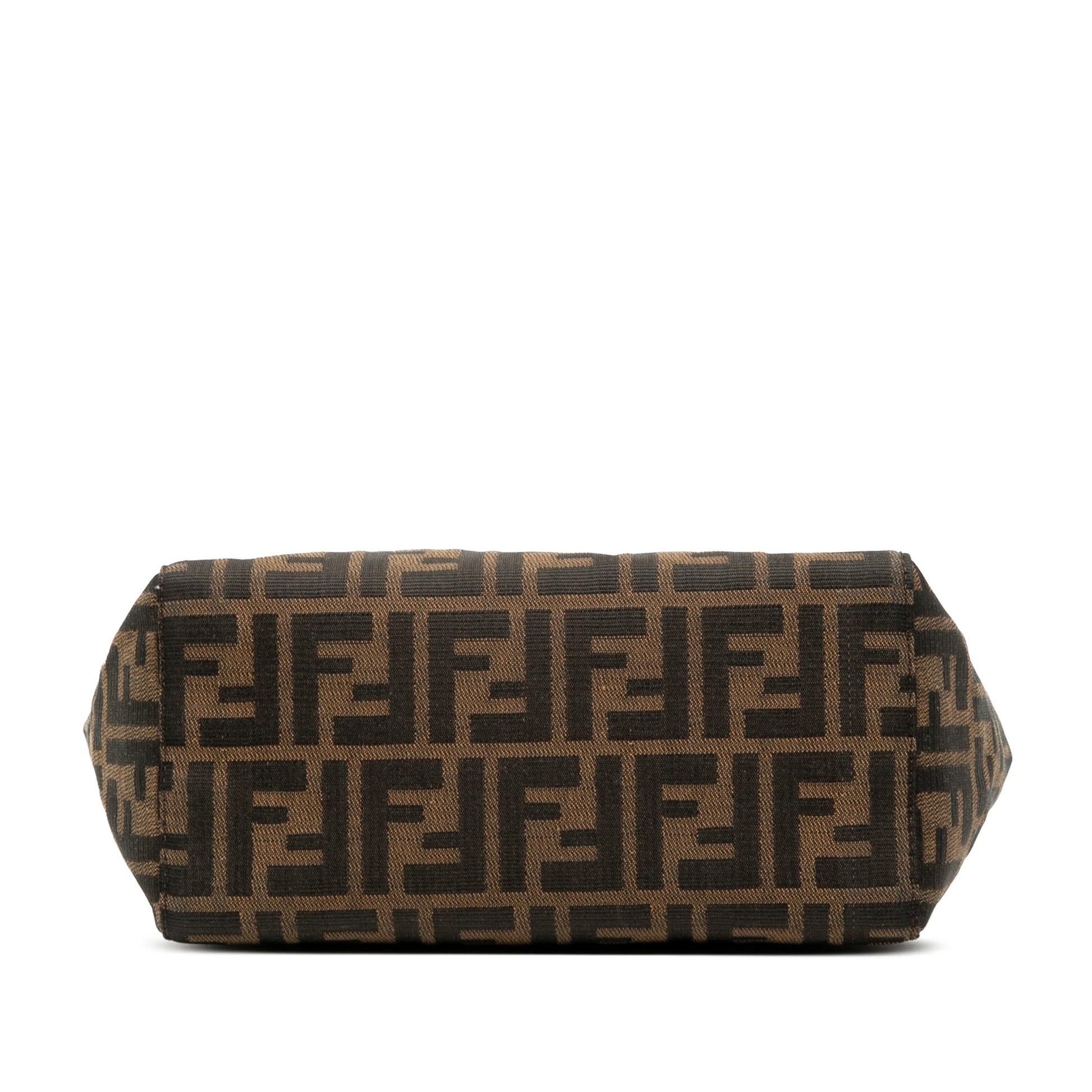 Fendi Zucca Canvas Bento Box Shoulder Bag