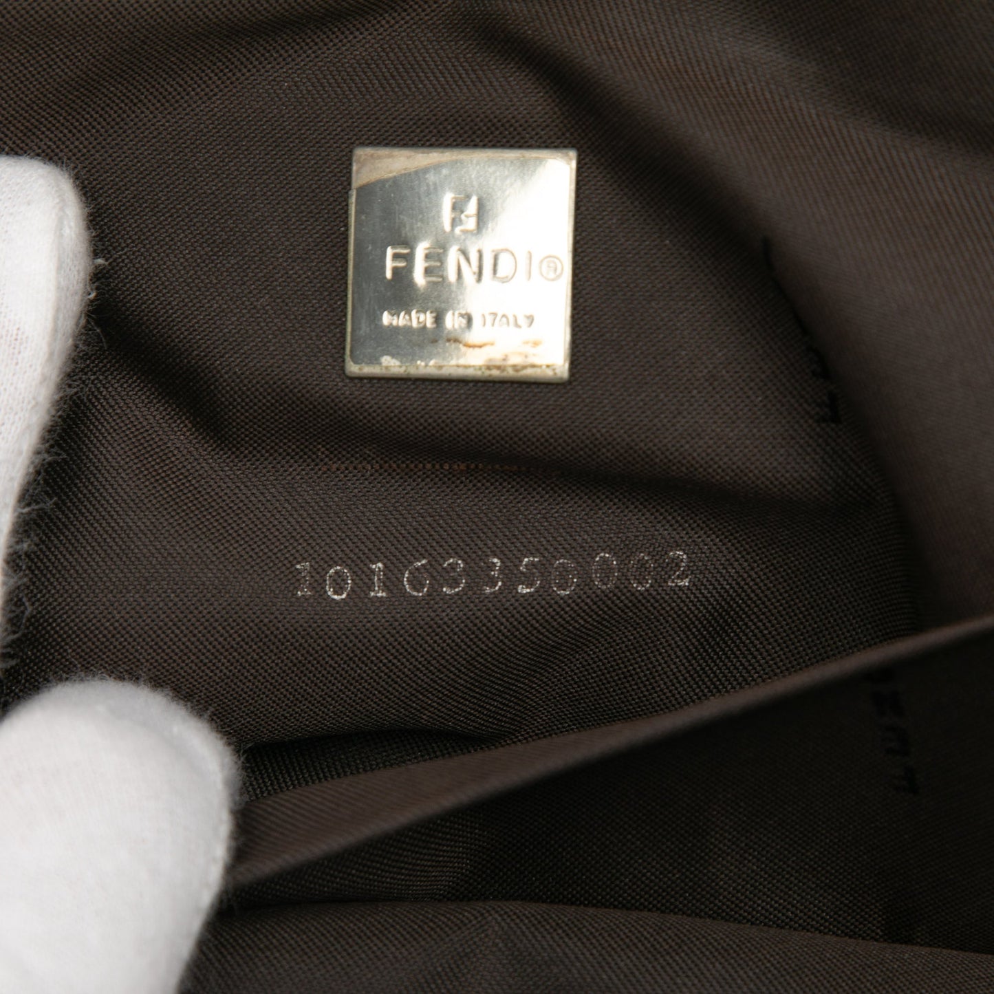 Fendi Zucca Canvas Bento Box Shoulder Bag