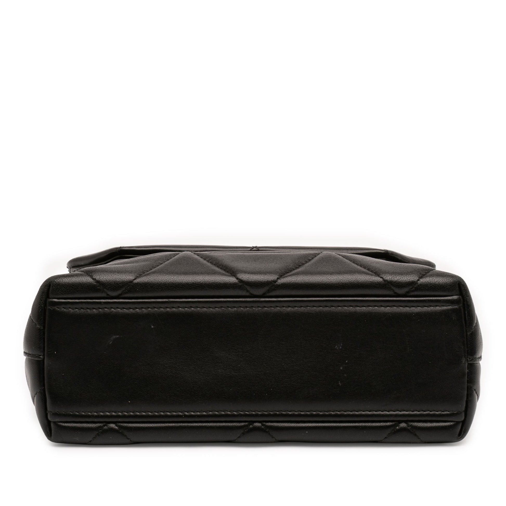 Prada Small Nappa Triangle Stitched Spectrum Flap