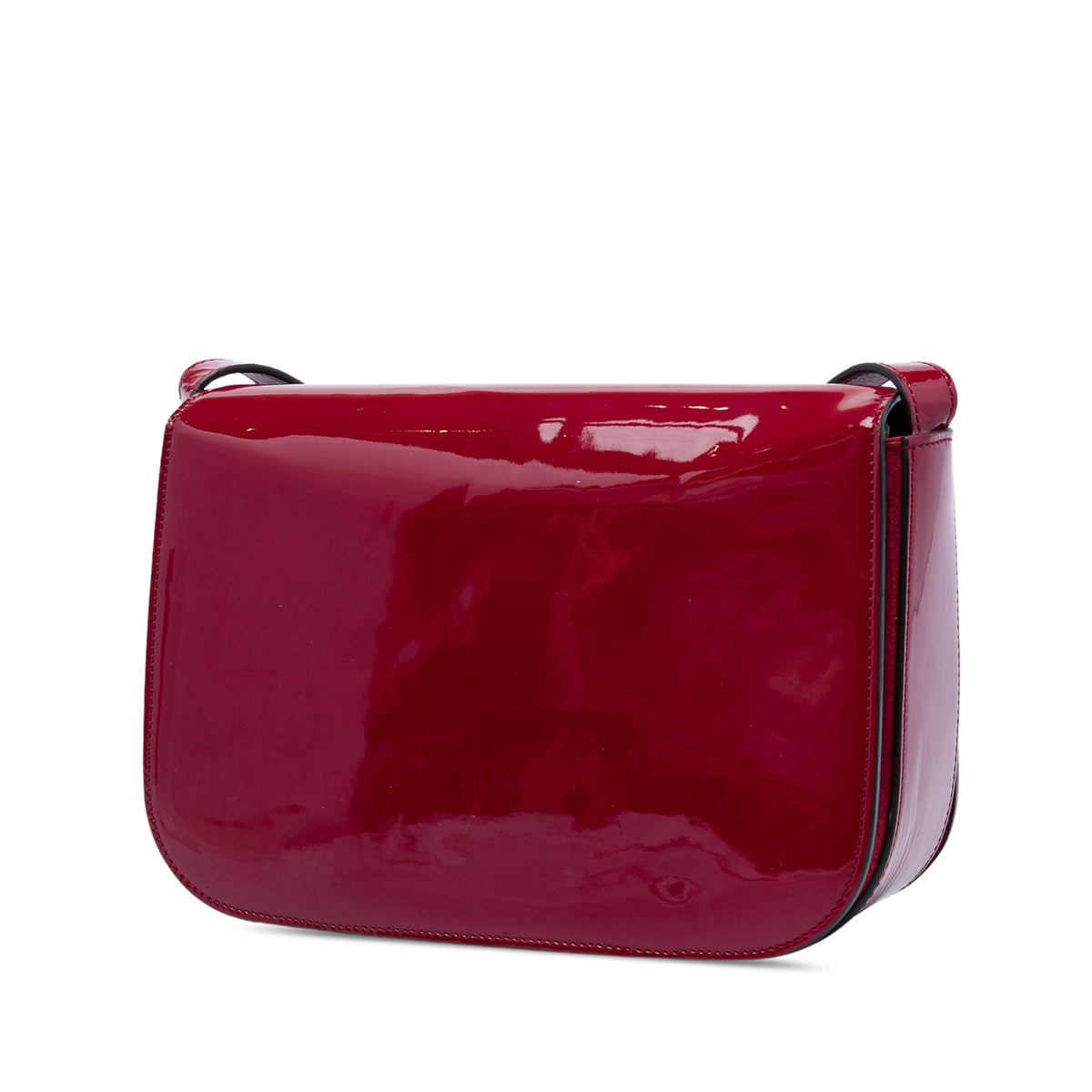 Gucci Patent Bright Bit Flap Crossbody