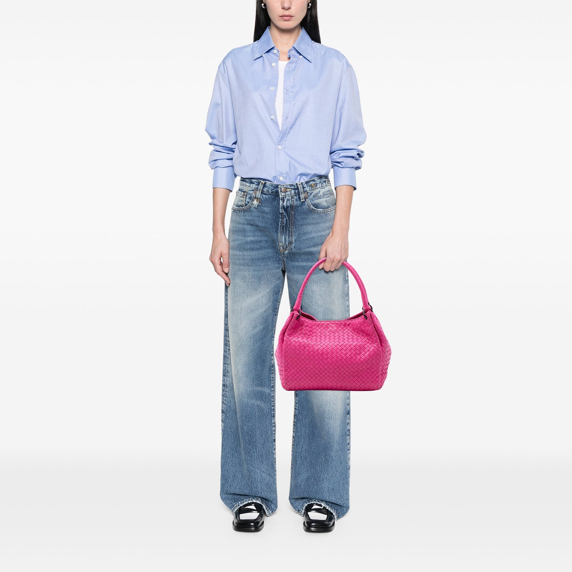 Bottega Veneta Nappa Intrecciato Parachute Tote