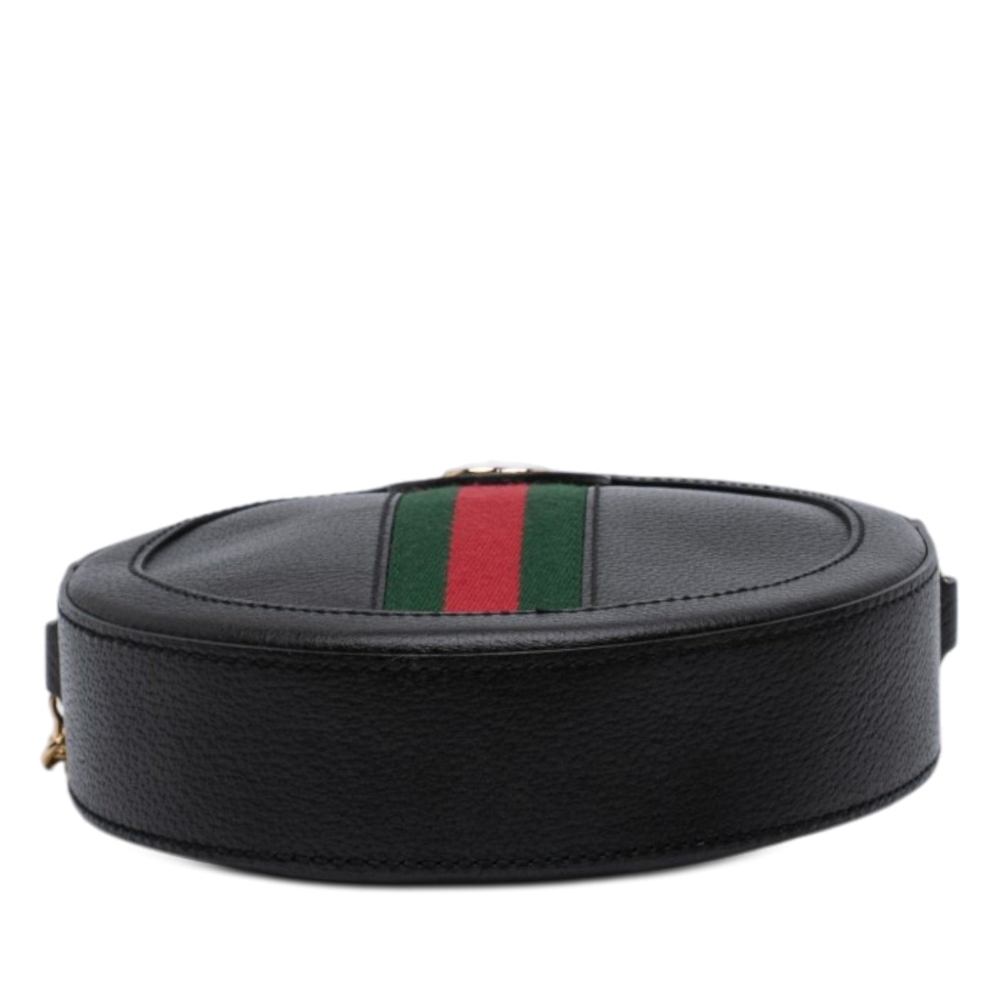 Gucci Mini Leather Ophidia Round Crossbody