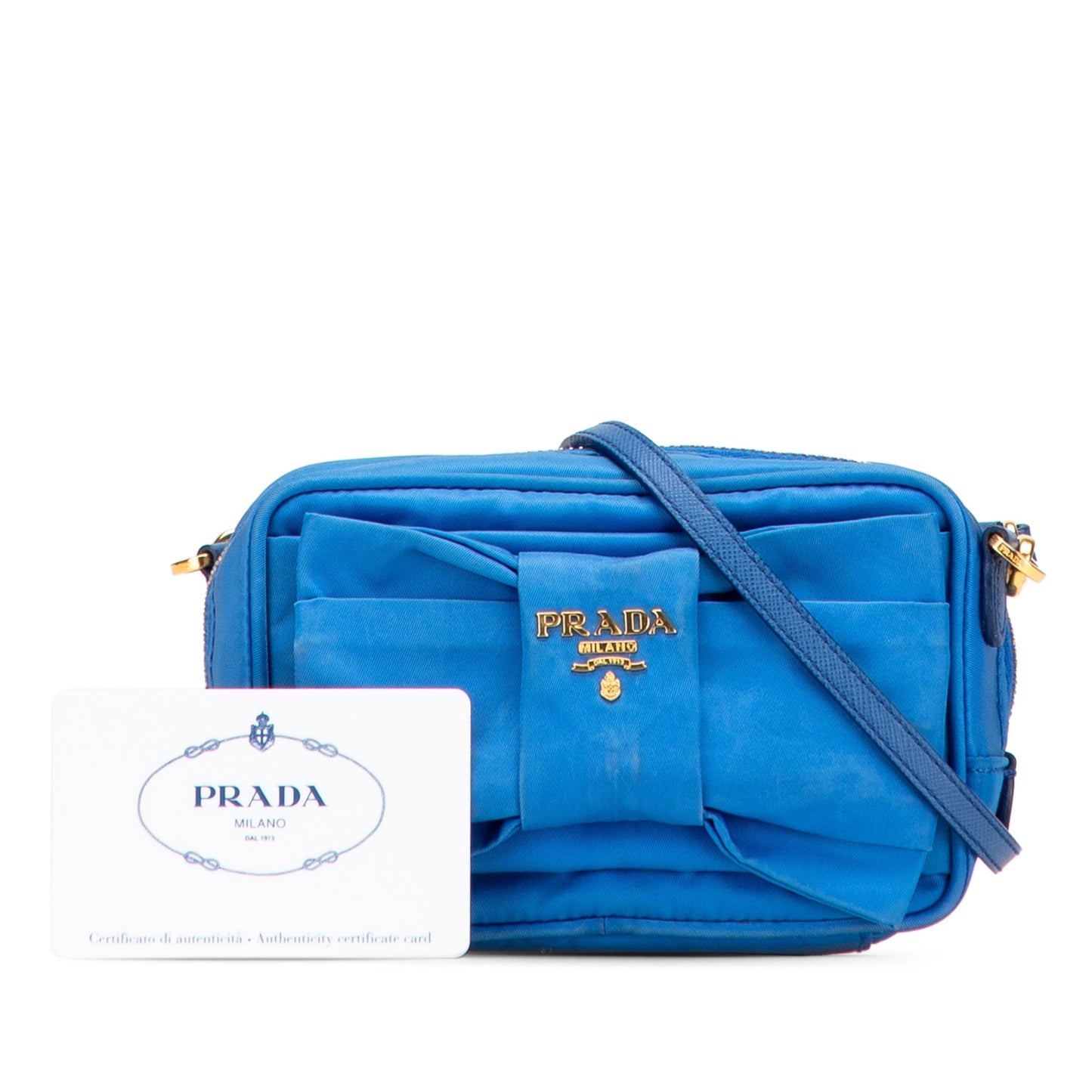Prada Tessuto Fiocco Bow Crossbody