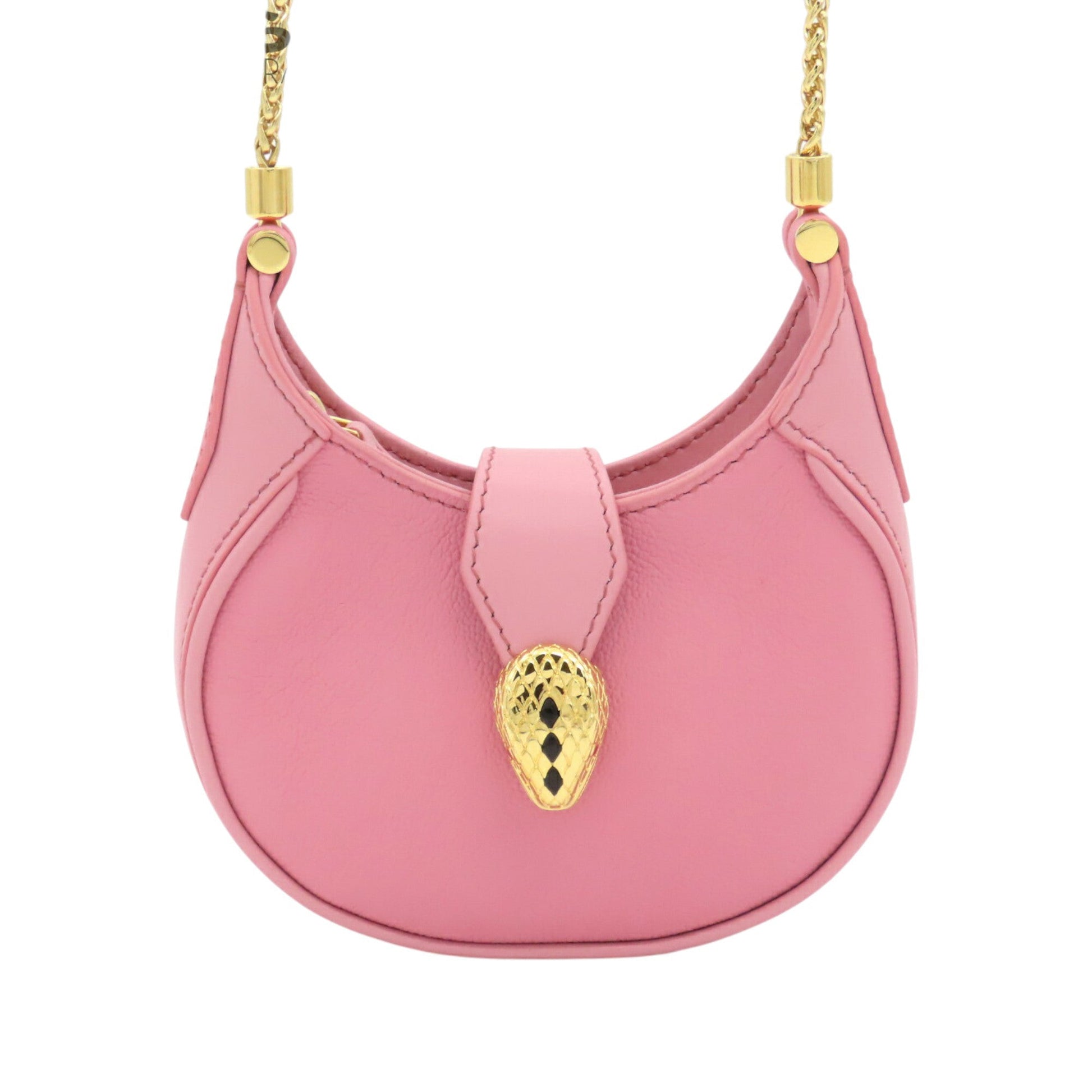 Bvlgari Micro Leather Serpenti Ellipse Crossbody