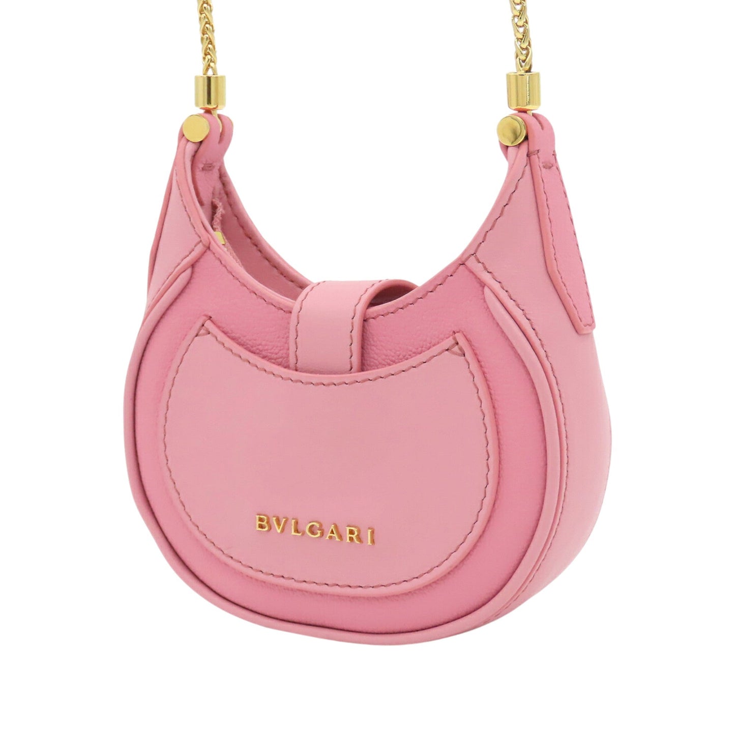 Bvlgari Micro Leather Serpenti Ellipse Crossbody