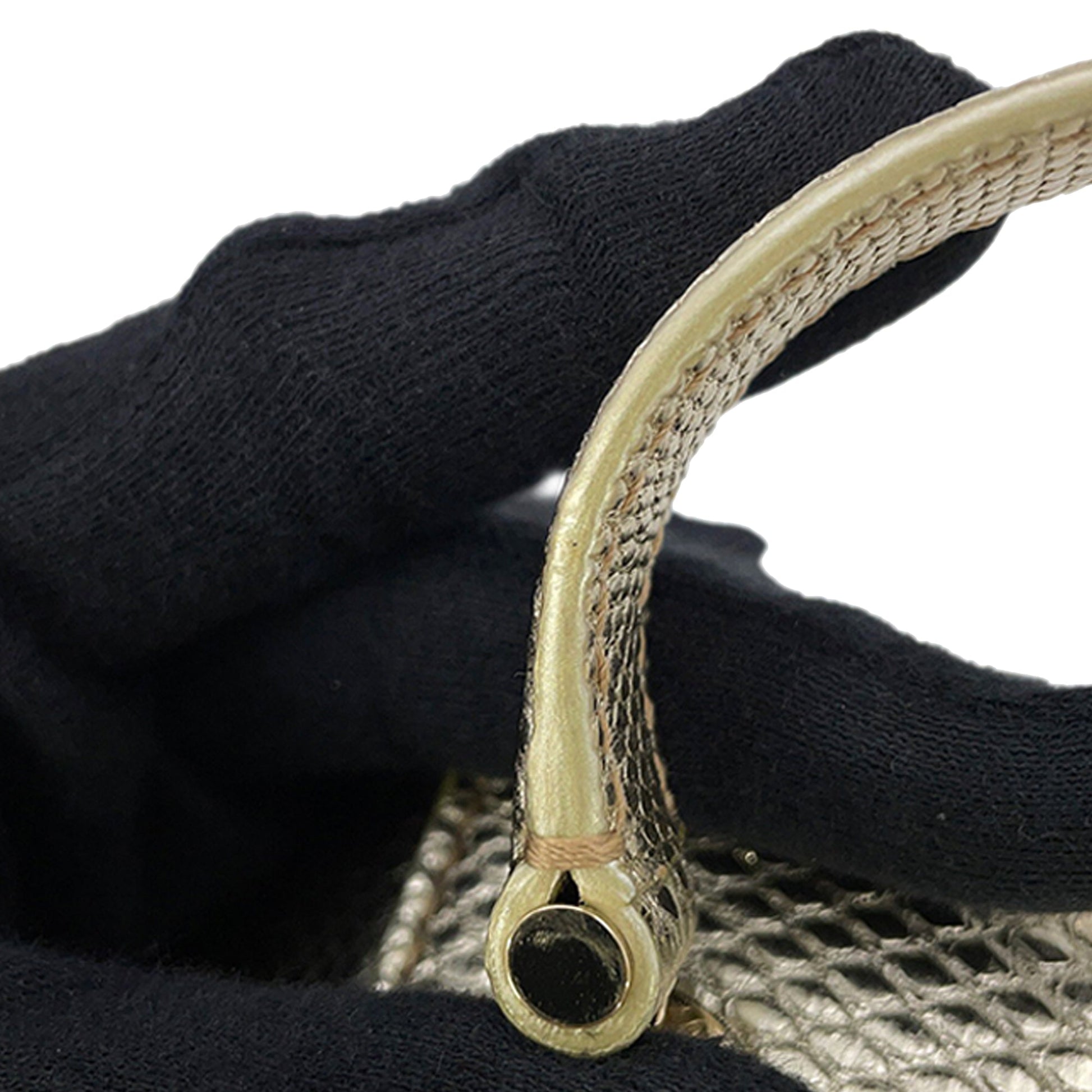 Bvlgari Embossed Leather Serpenti Forever Vanity Bag