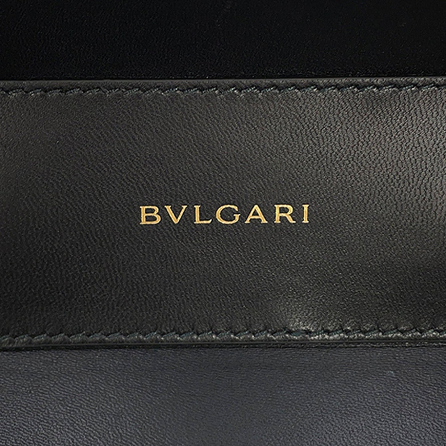 Bvlgari Embossed Leather Serpenti Forever Vanity Bag