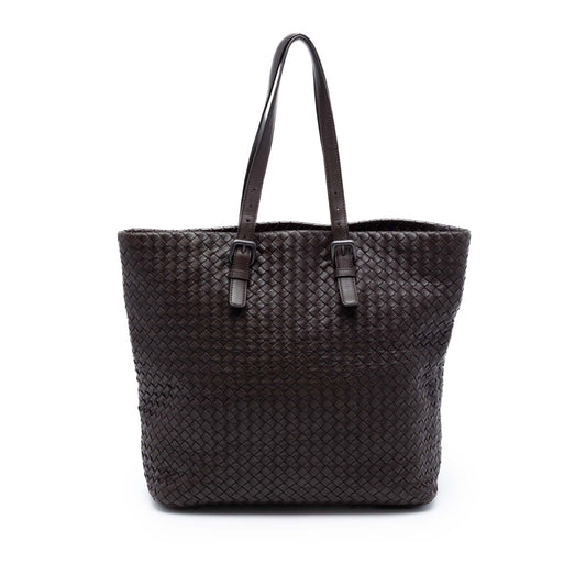 Nappa Intrecciato Belt Strap Tote