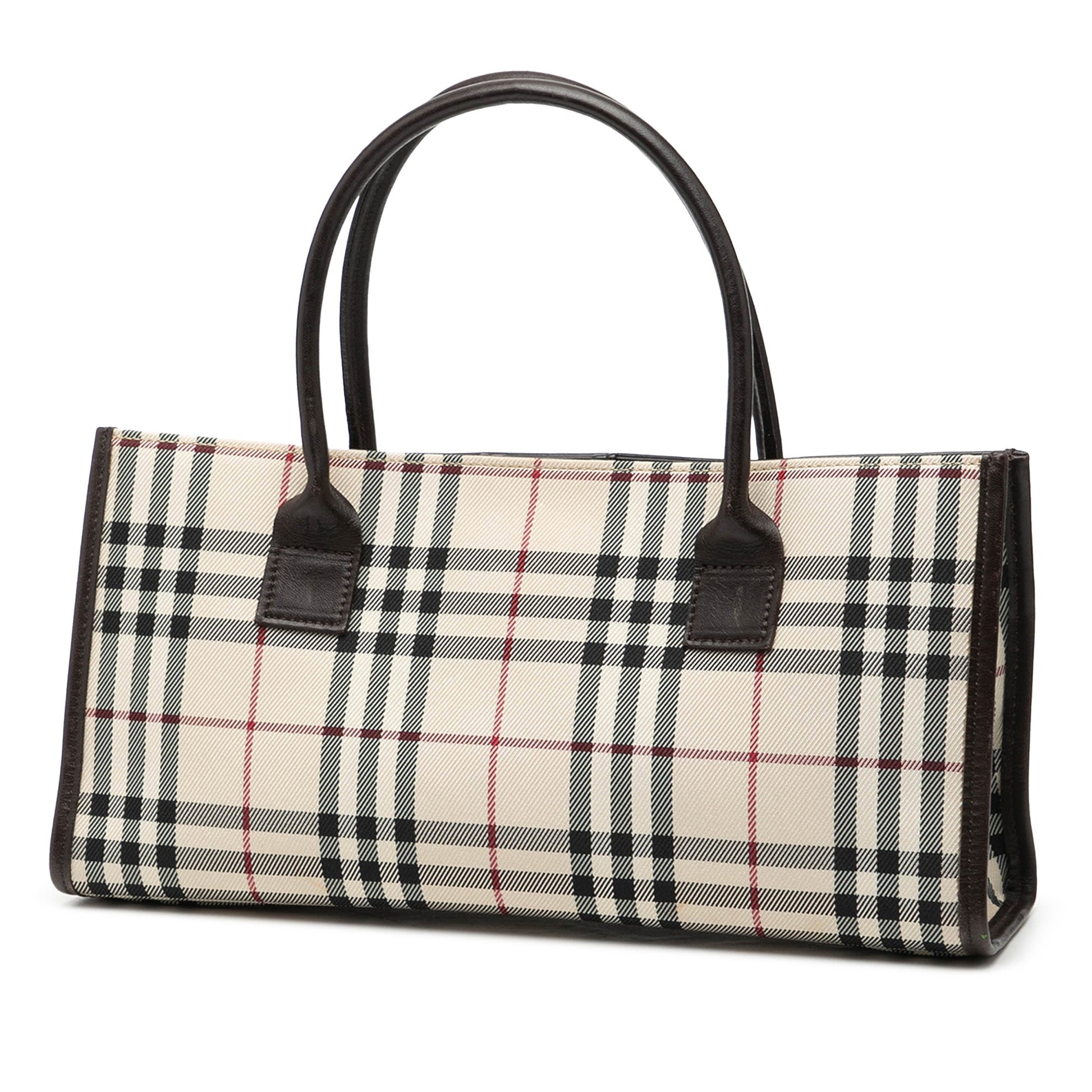 Burberry House Check Canvas Handbag