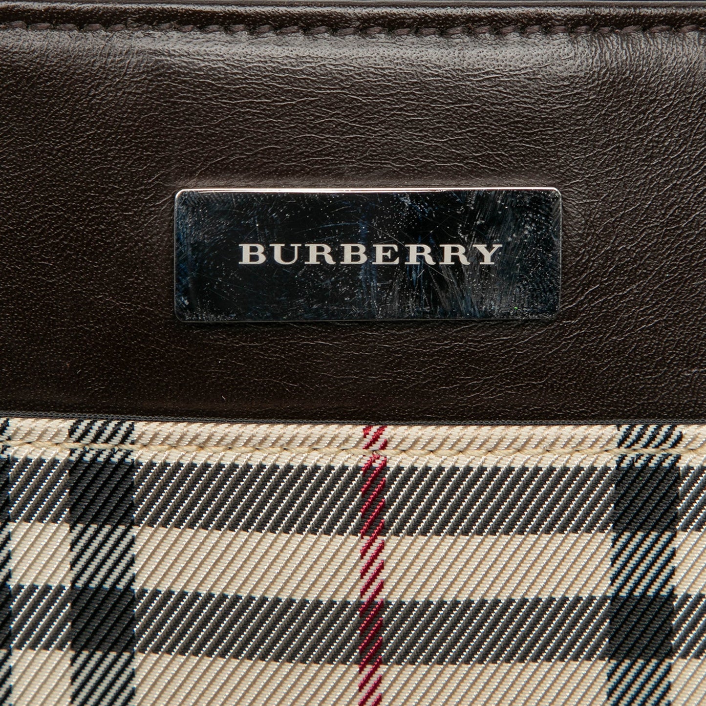 Burberry House Check Canvas Handbag