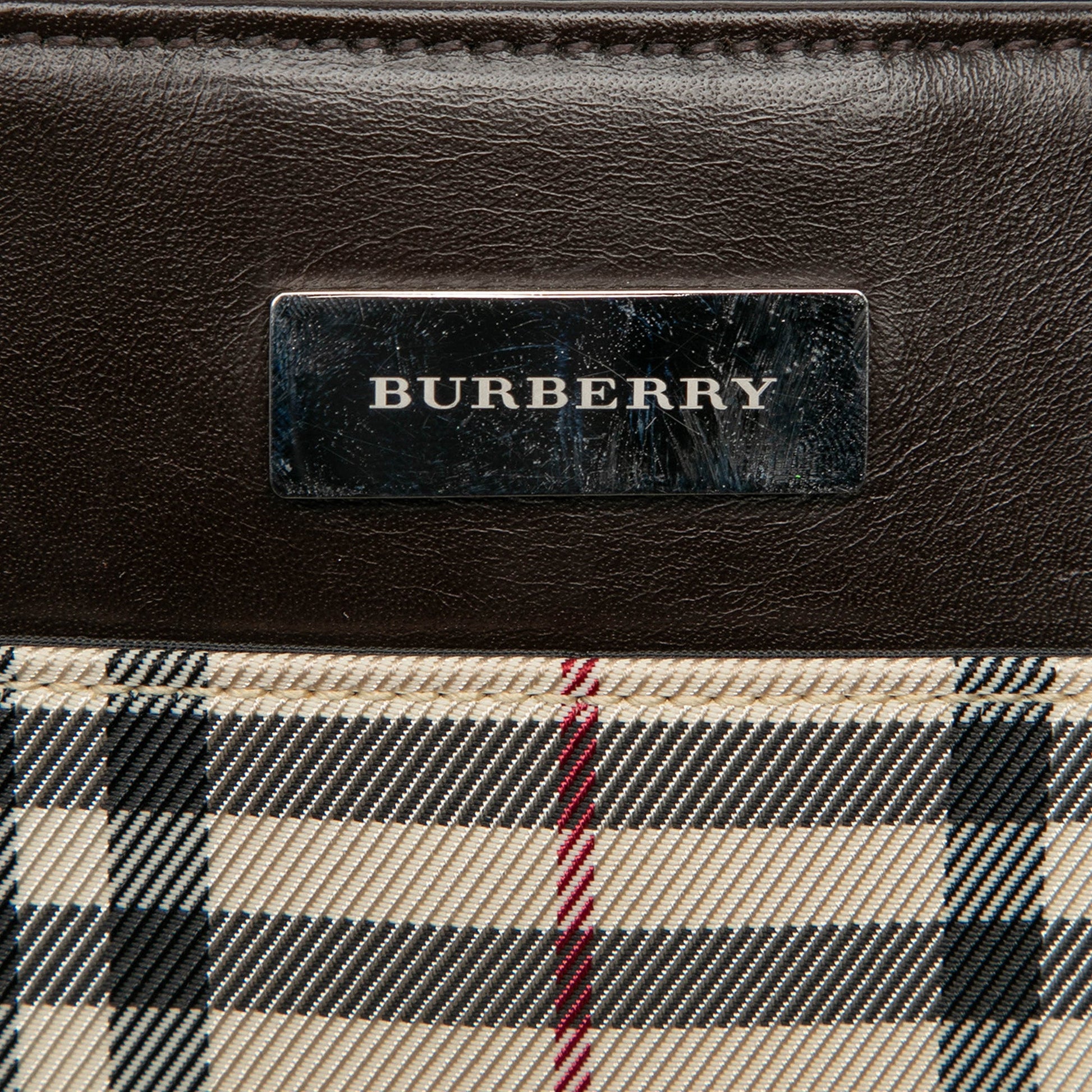 Burberry House Check Canvas Handbag