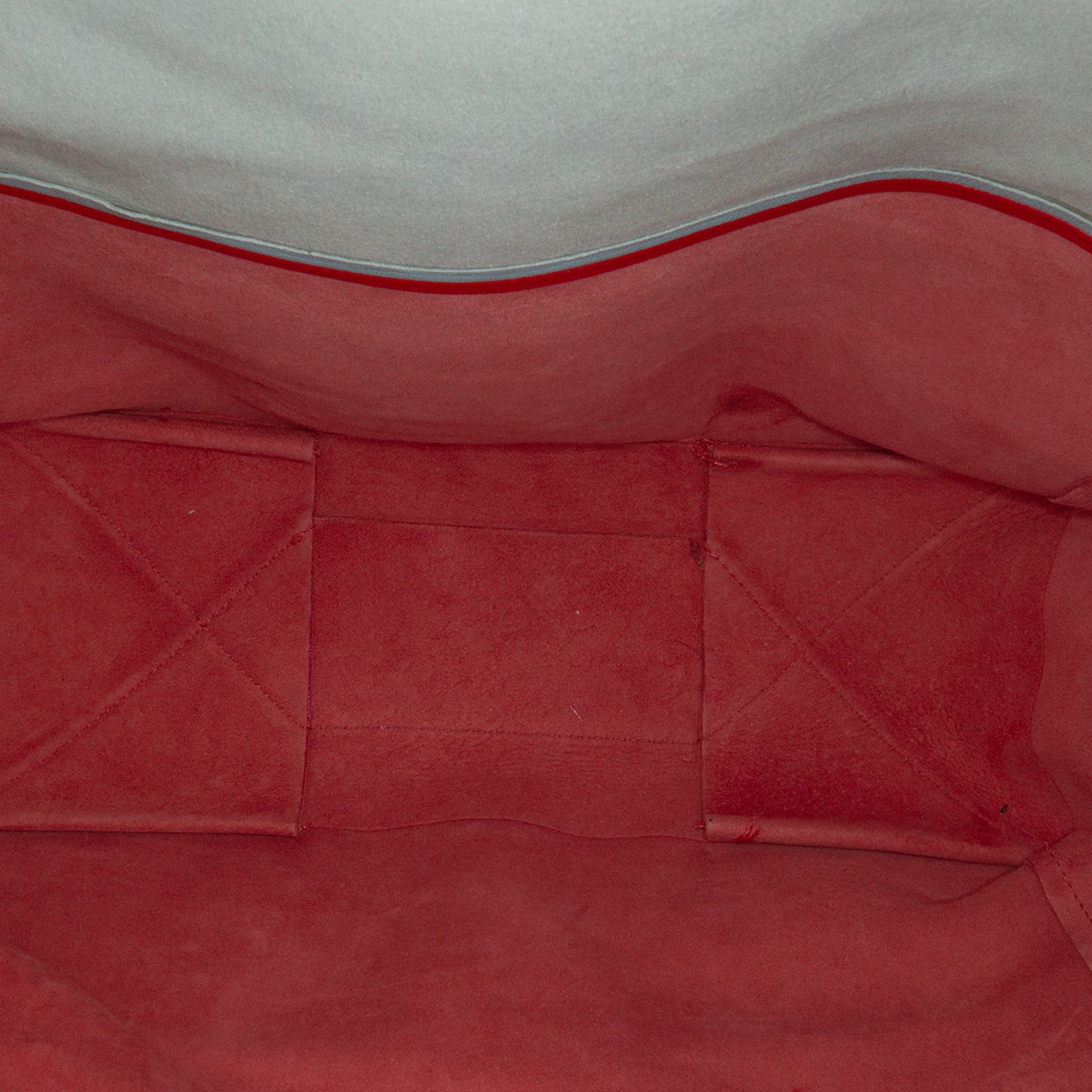 Celine Bicolor Leather Vertical Cabas Tote