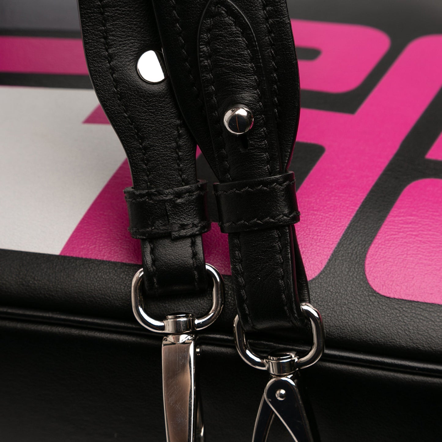 Prada City Calf Racing Satchel
