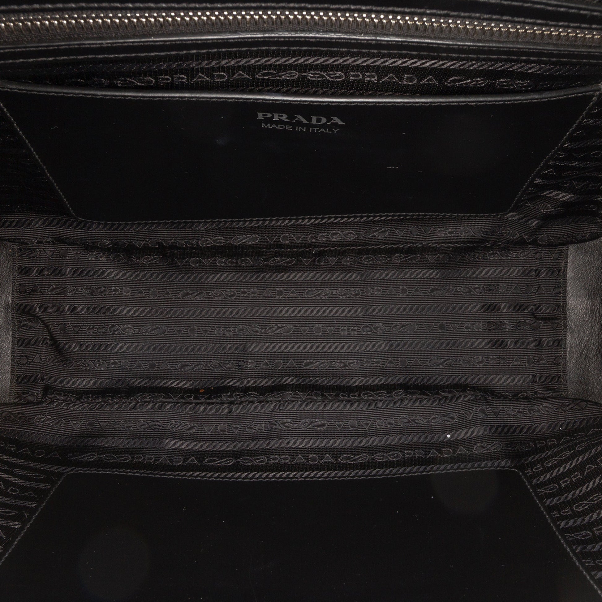 Prada City Calf Racing Satchel