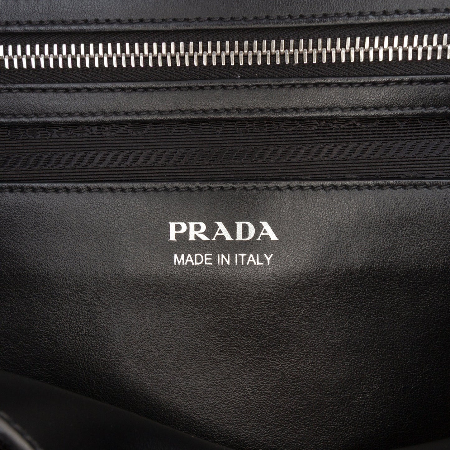 Prada City Calf Racing Satchel