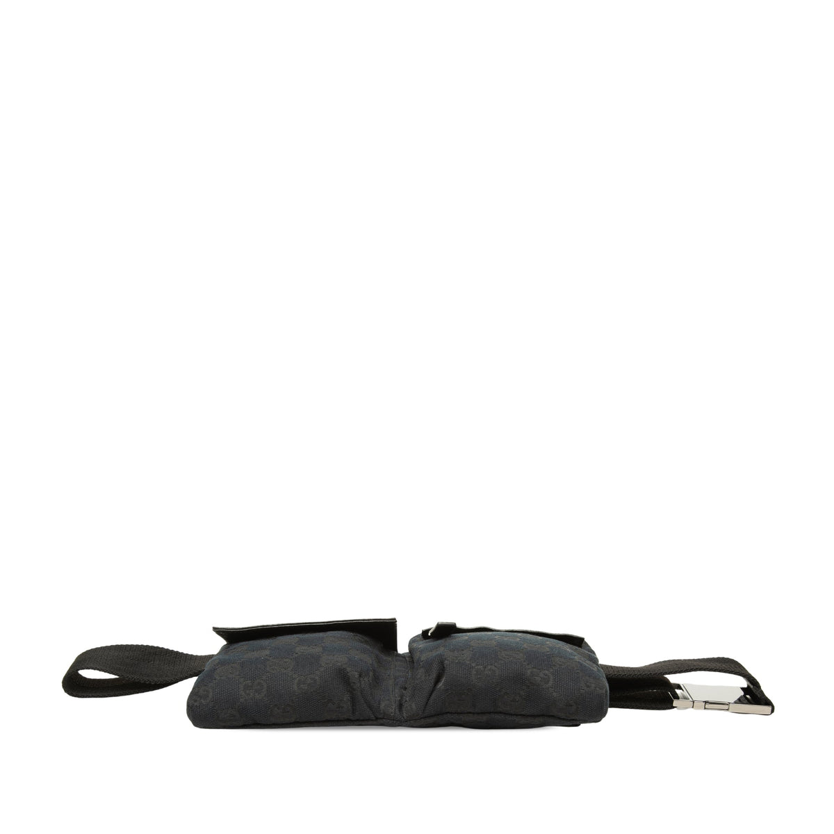 Gucci GG Canvas Double Pocket Belt Bag