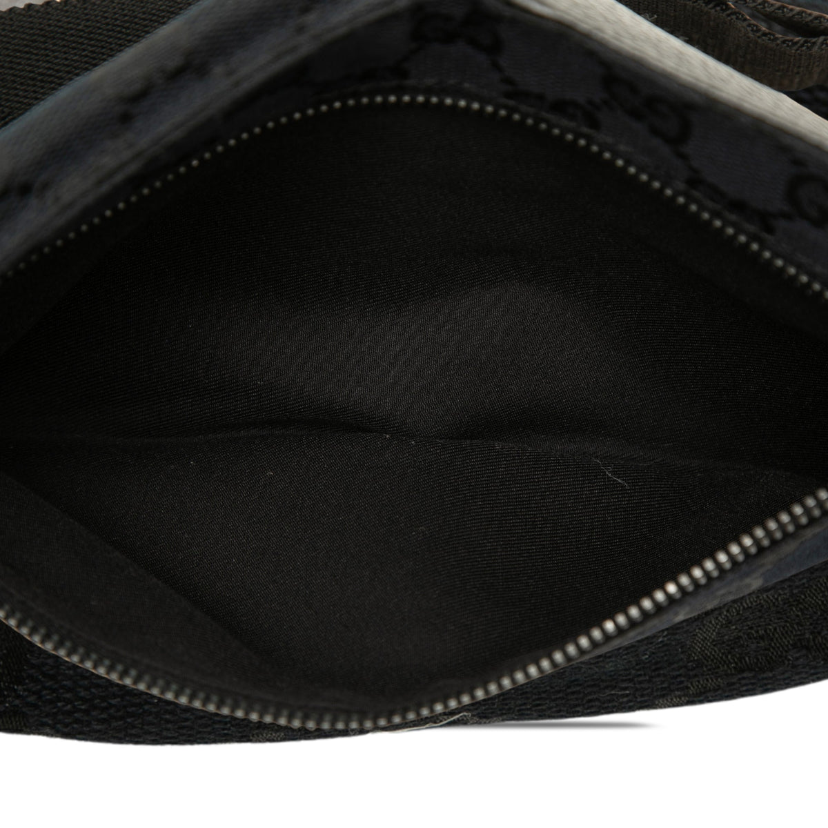 Gucci GG Canvas Double Pocket Belt Bag