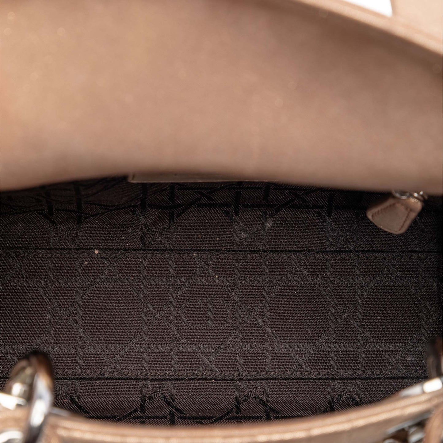 Dior Mini Iridescent Lambskin Cannage Lady Dior