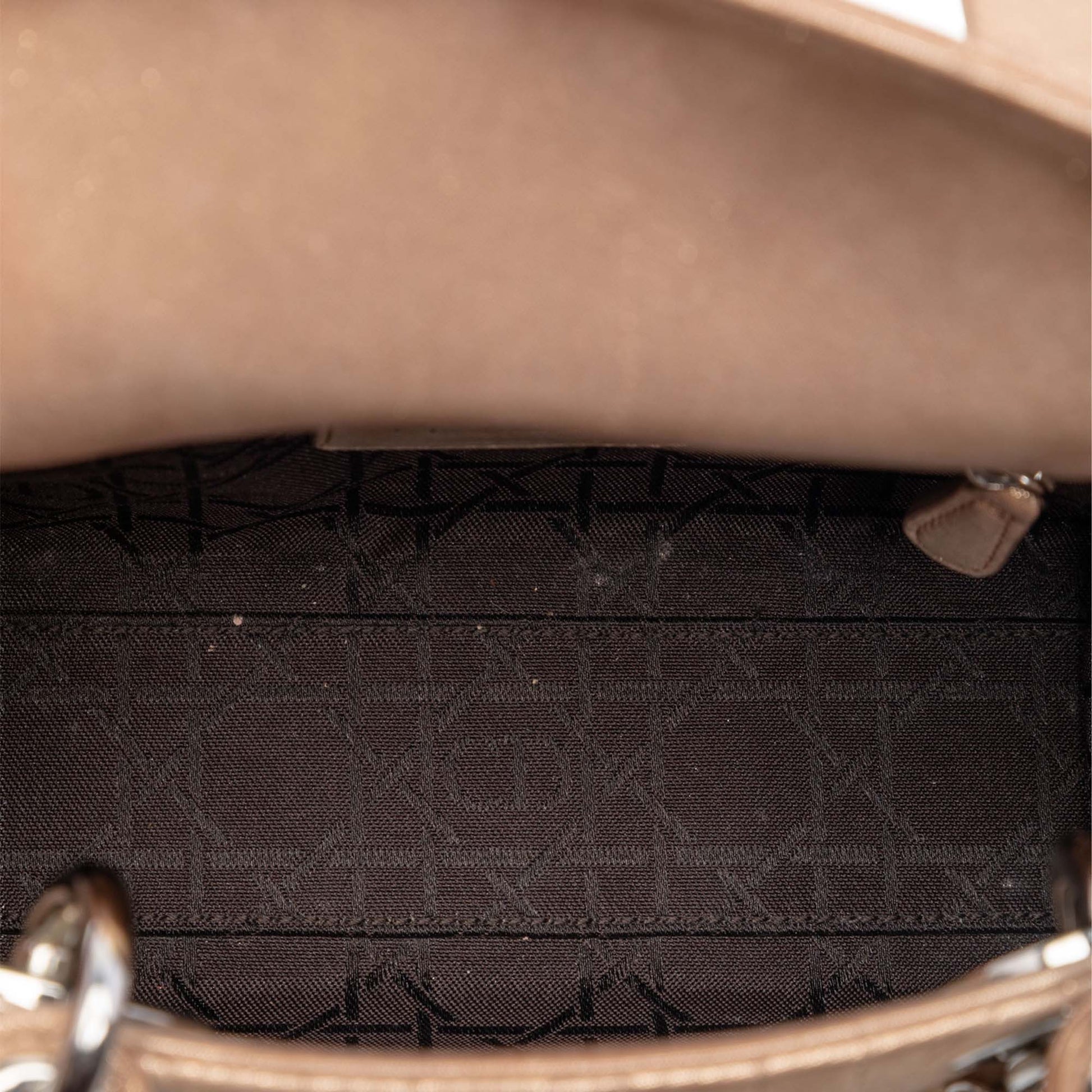 Dior Mini Iridescent Lambskin Cannage Lady Dior