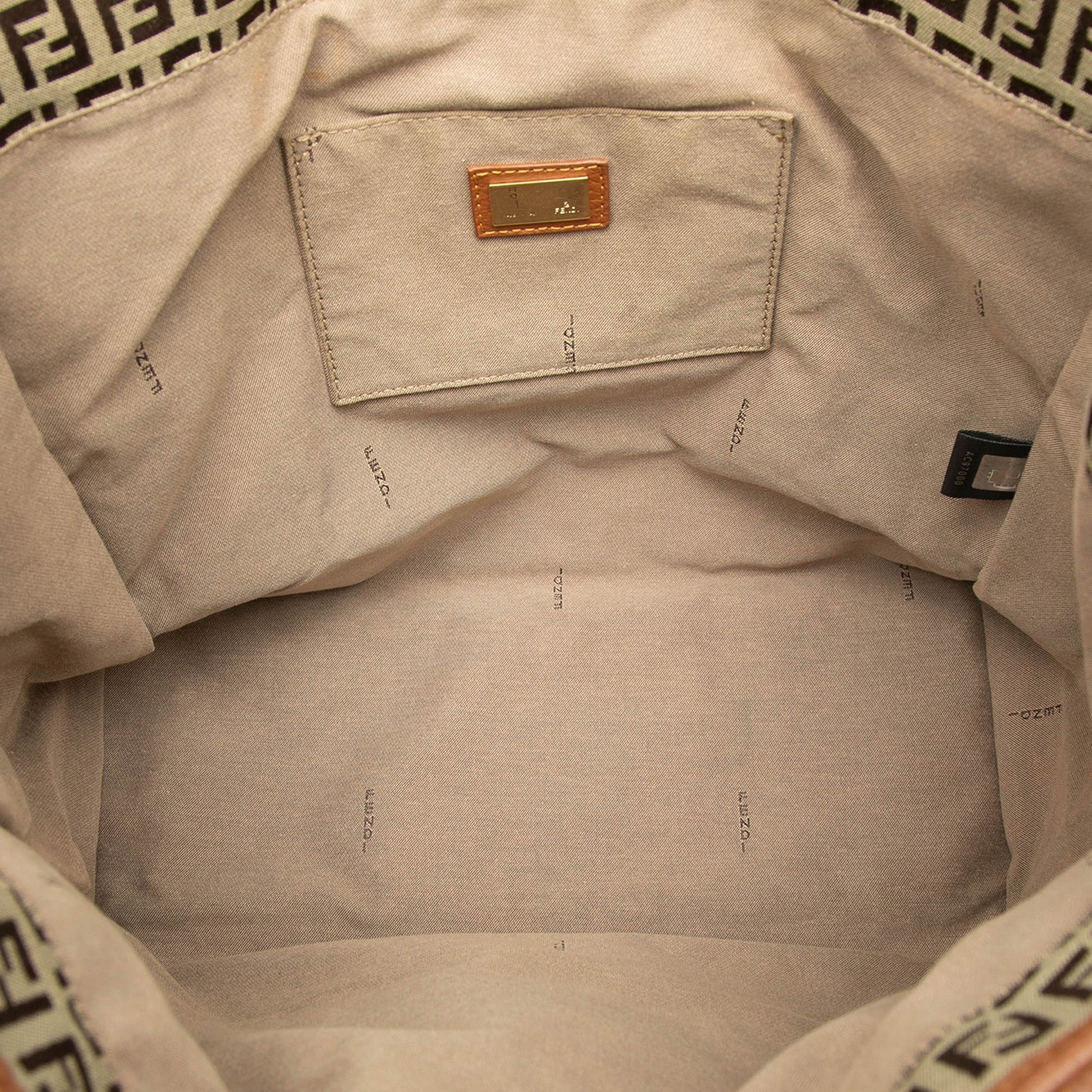 Fendi Zucchino Canvas Tote