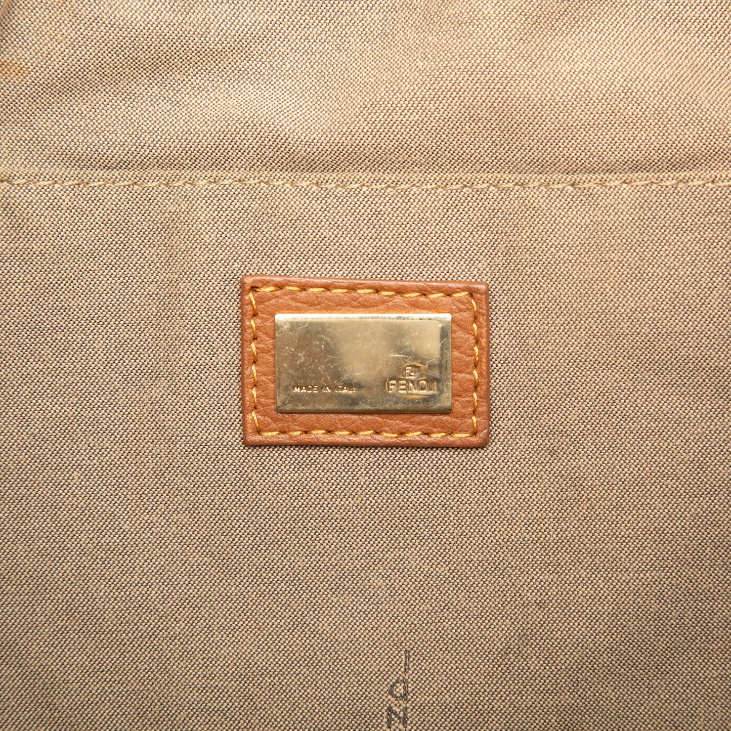 Fendi Zucchino Canvas Tote