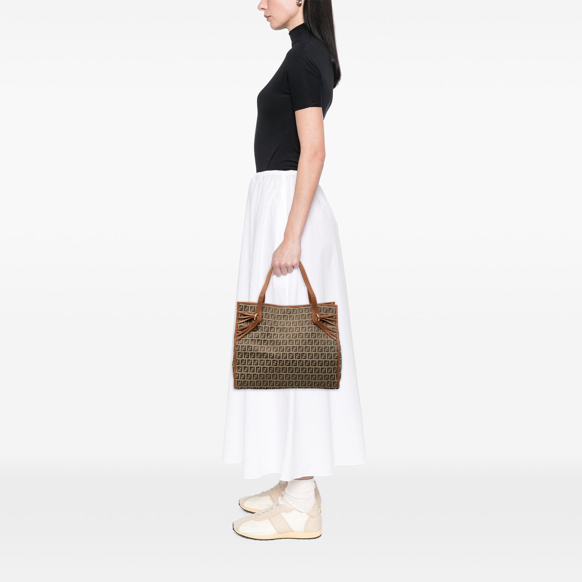 Fendi Zucchino Canvas Tote