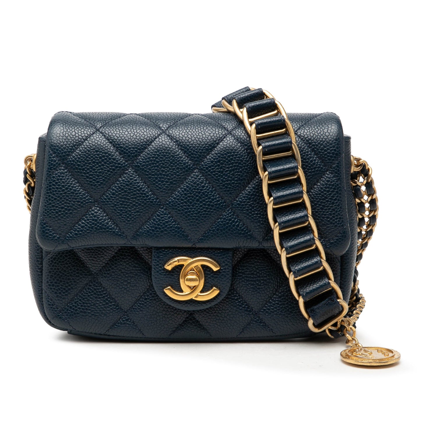 Chanel Mini Quilted Caviar Chain Soul Flap