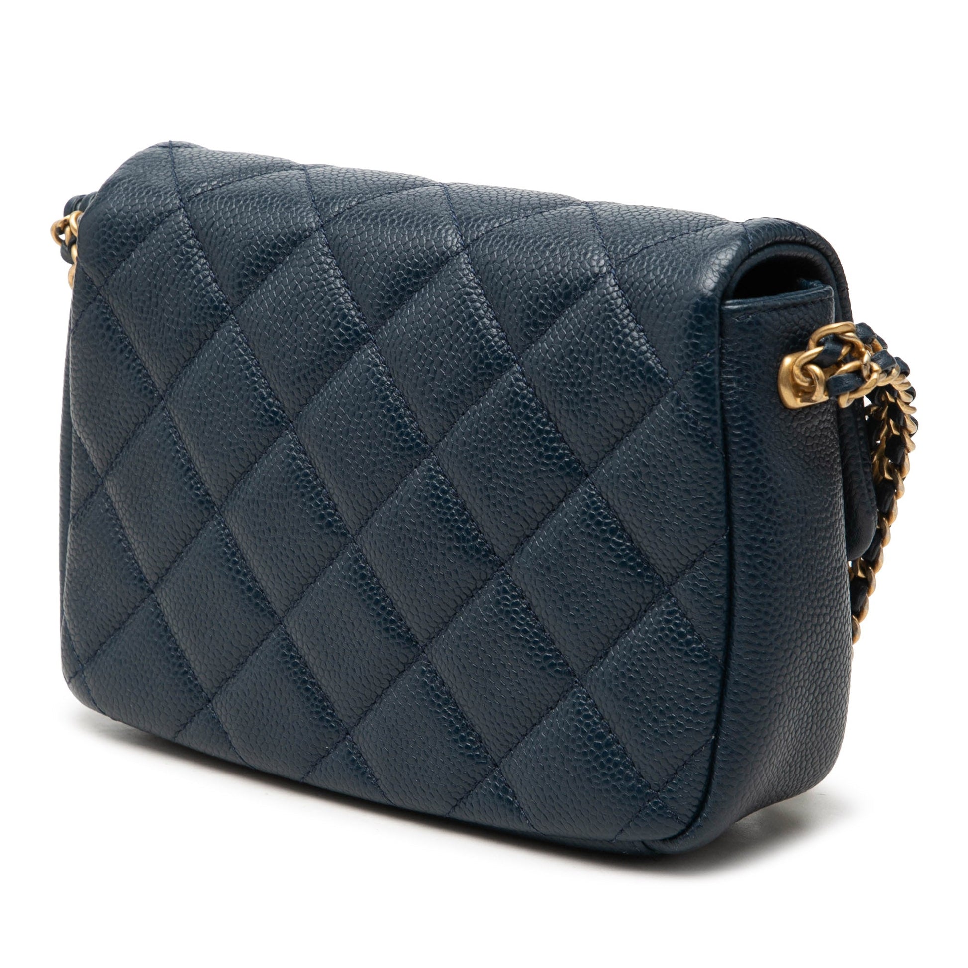 Chanel Mini Quilted Caviar Chain Soul Flap