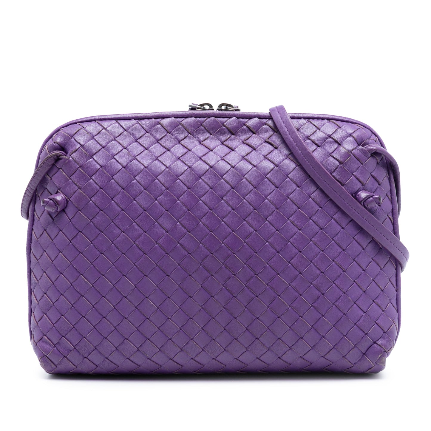 Bottega Veneta Nappa Intrecciato Nodini Crossbody