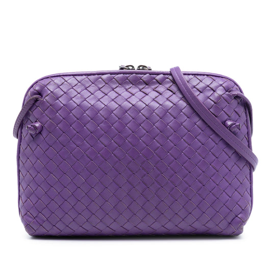 Bottega Veneta Nappa Intrecciato Nodini Crossbody