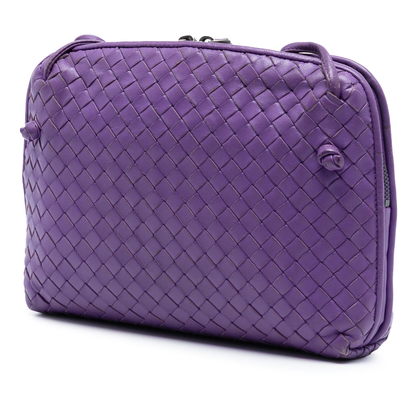 Bottega Veneta Nappa Intrecciato Nodini Crossbody