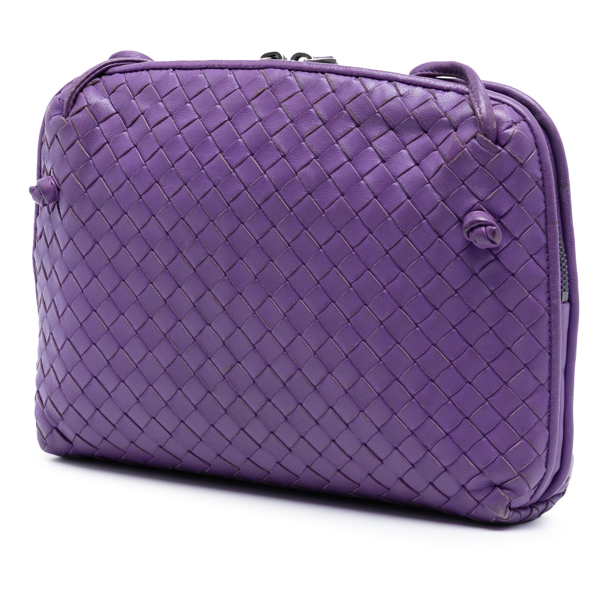 Bottega Veneta Nappa Intrecciato Nodini Crossbody